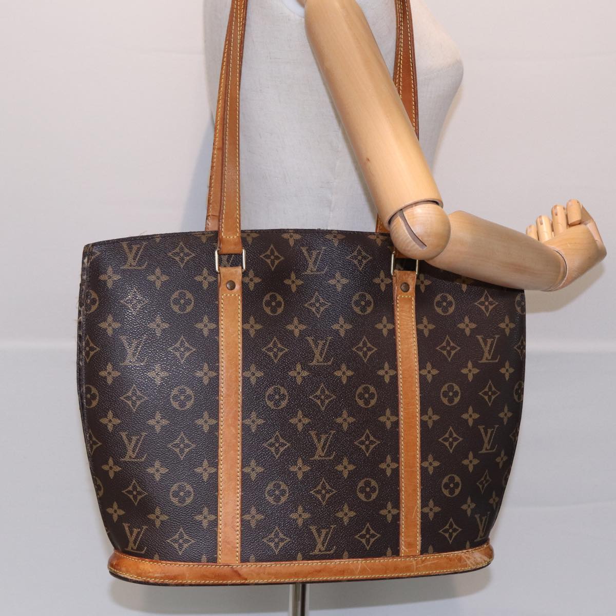 LOUIS VUITTON Monogram Babylone Tote Bag M51102 LV 82392