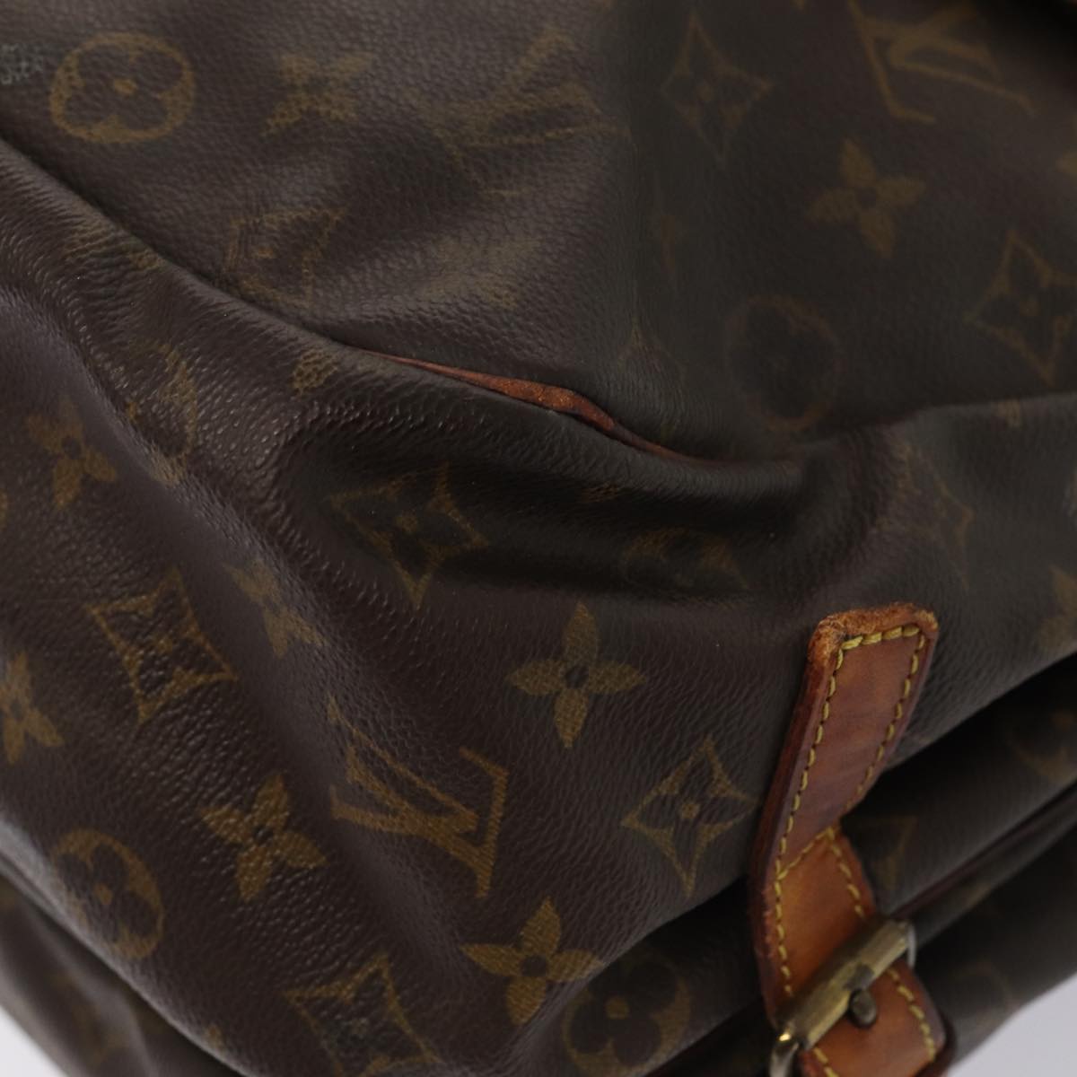 LOUIS VUITTON Monogram Saumur 35 Shoulder Bag M42254 LV 82400