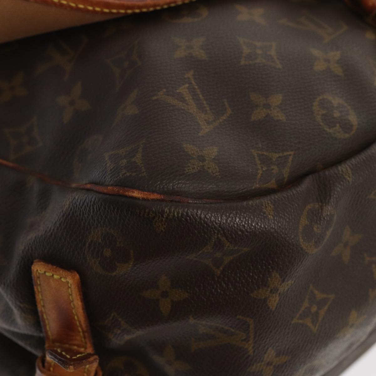 LOUIS VUITTON Monogram Saumur 35 Shoulder Bag M42254 LV 82400