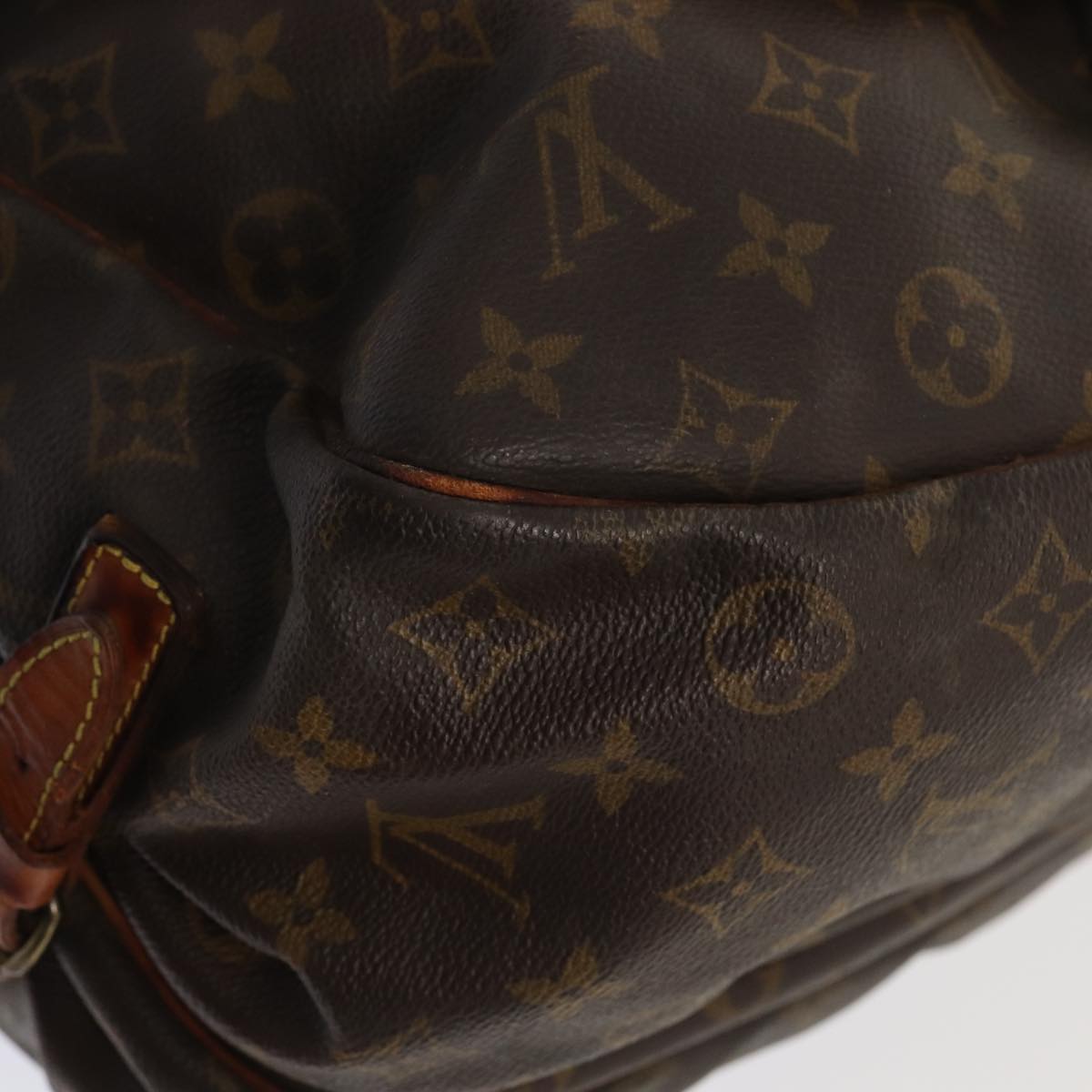 LOUIS VUITTON Monogram Saumur 35 Shoulder Bag M42254 LV 82400
