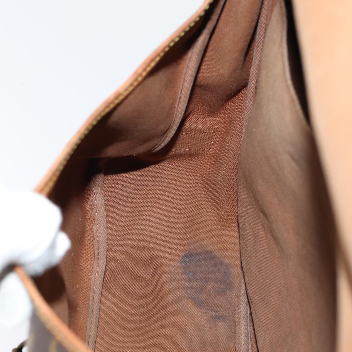 LOUIS VUITTON Monogram Saumur 35 Shoulder Bag M42254 LV 82400