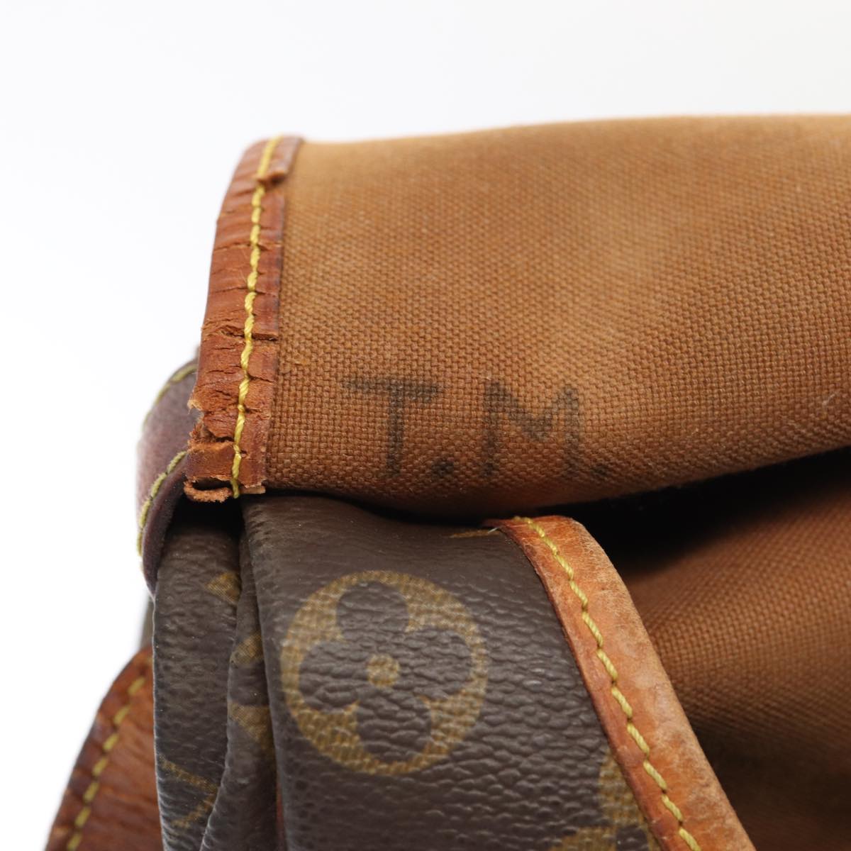 LOUIS VUITTON Monogram Saumur 35 Shoulder Bag M42254 LV 82400