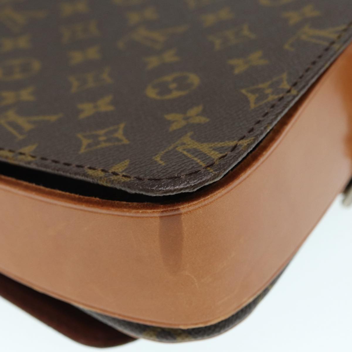 LOUIS VUITTON Monogram Cartouchiere GM Shoulder Bag Vintage M51252 LV 82405