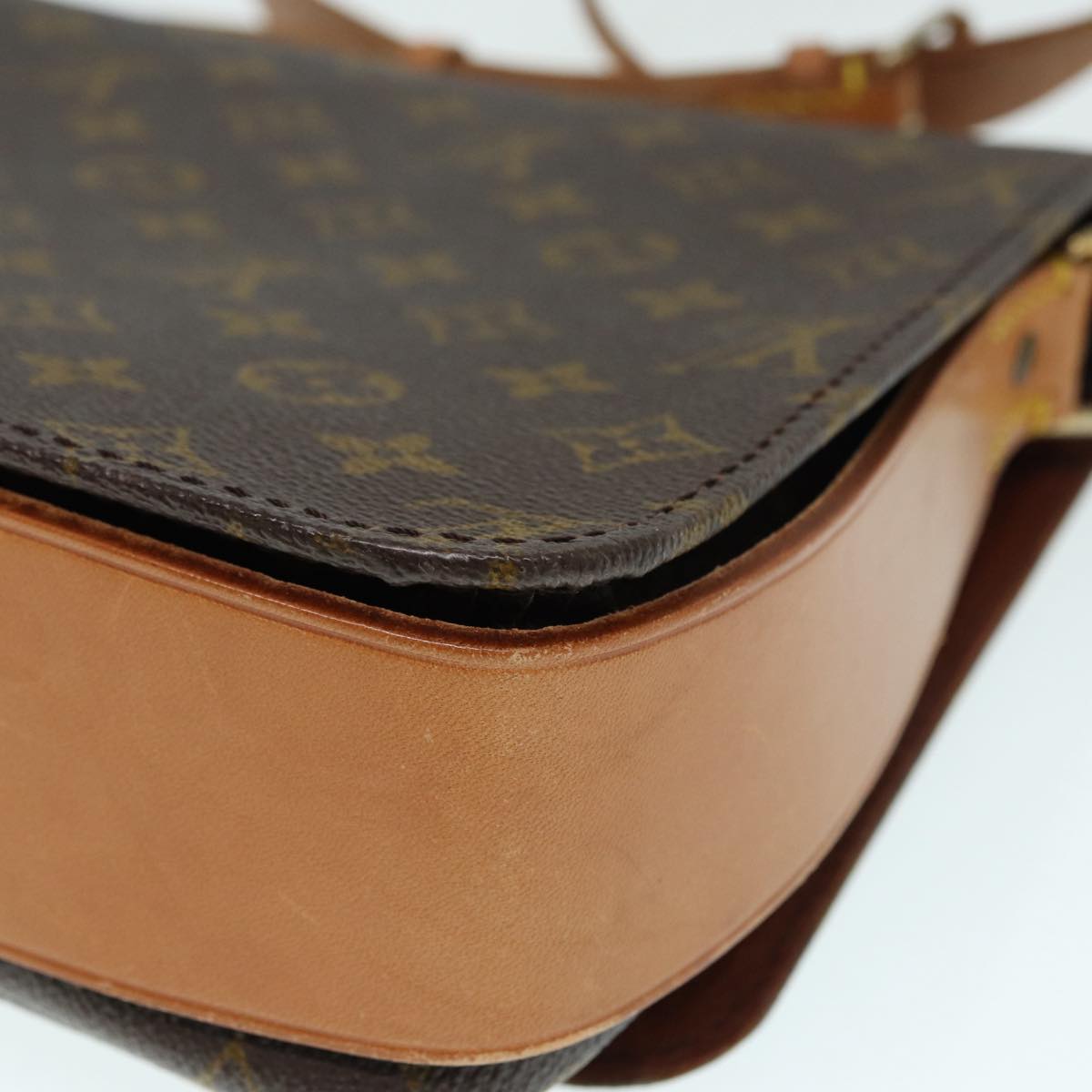 LOUIS VUITTON Monogram Cartouchiere GM Shoulder Bag Vintage M51252 LV 82405