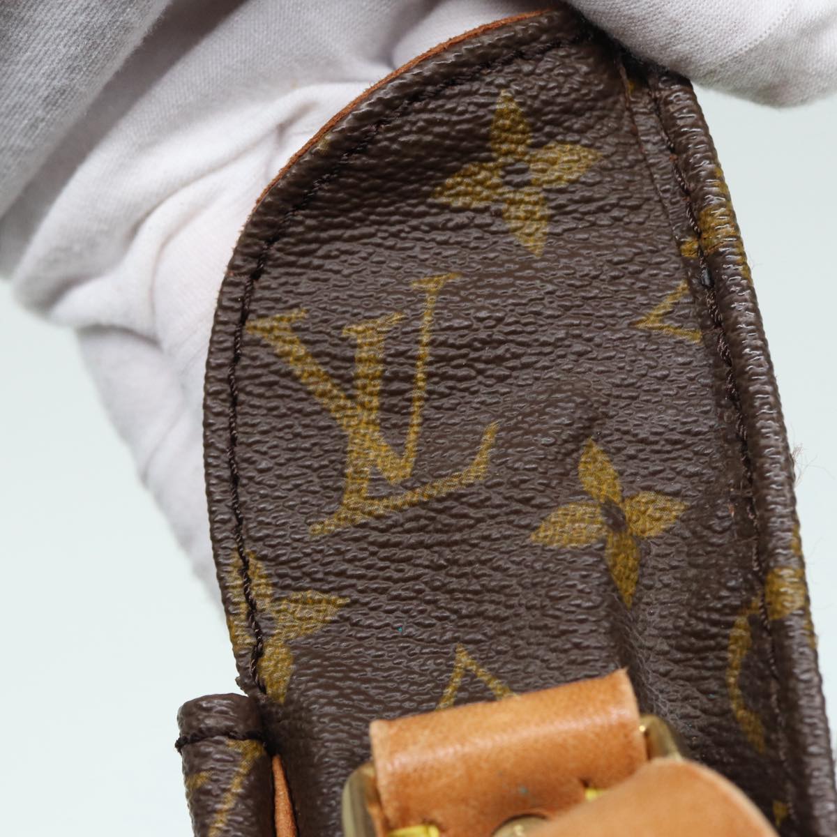 LOUIS VUITTON Monogram Cartouchiere GM Shoulder Bag Vintage M51252 LV 82405