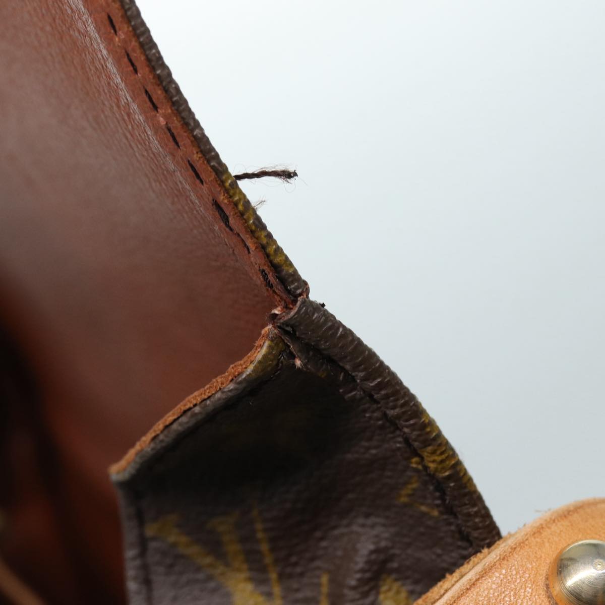LOUIS VUITTON Monogram Cartouchiere GM Shoulder Bag Vintage M51252 LV 82405