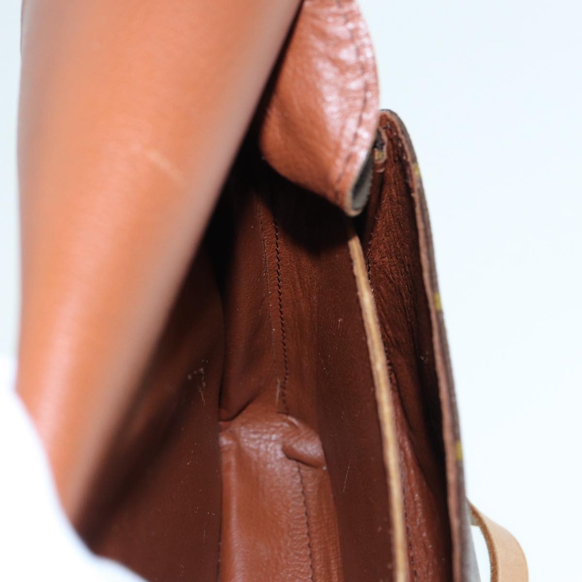 LOUIS VUITTON Monogram Cartouchiere GM Shoulder Bag Vintage M51252 LV 82405
