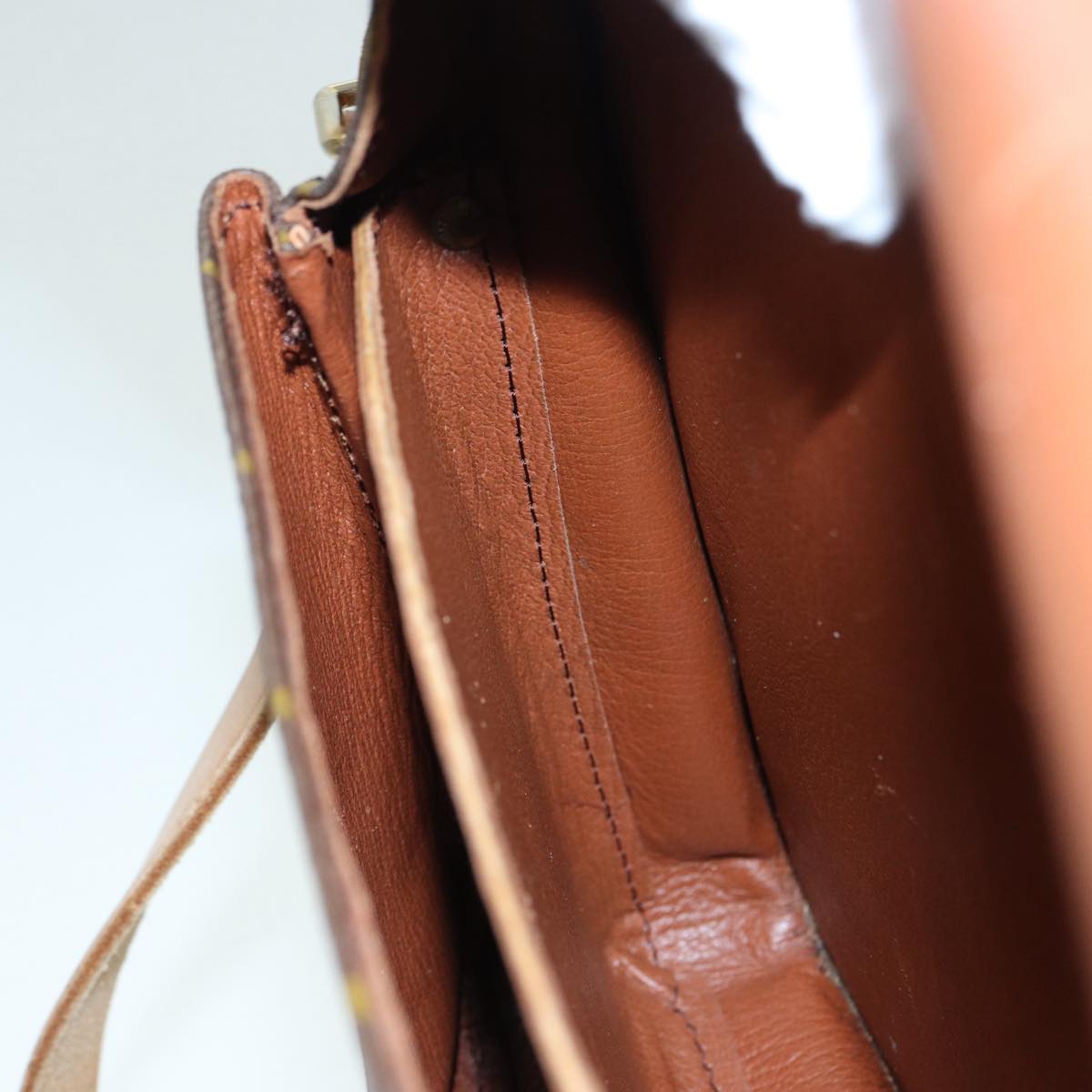 LOUIS VUITTON Monogram Cartouchiere GM Shoulder Bag Vintage M51252 LV 82405