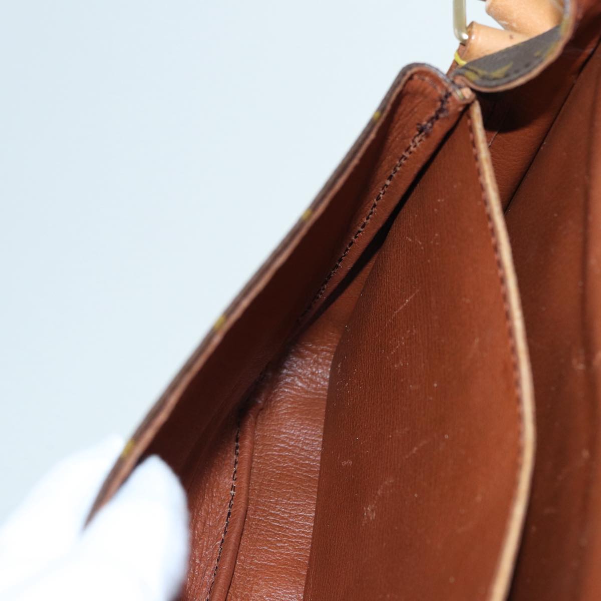 LOUIS VUITTON Monogram Cartouchiere GM Shoulder Bag Vintage M51252 LV 82405