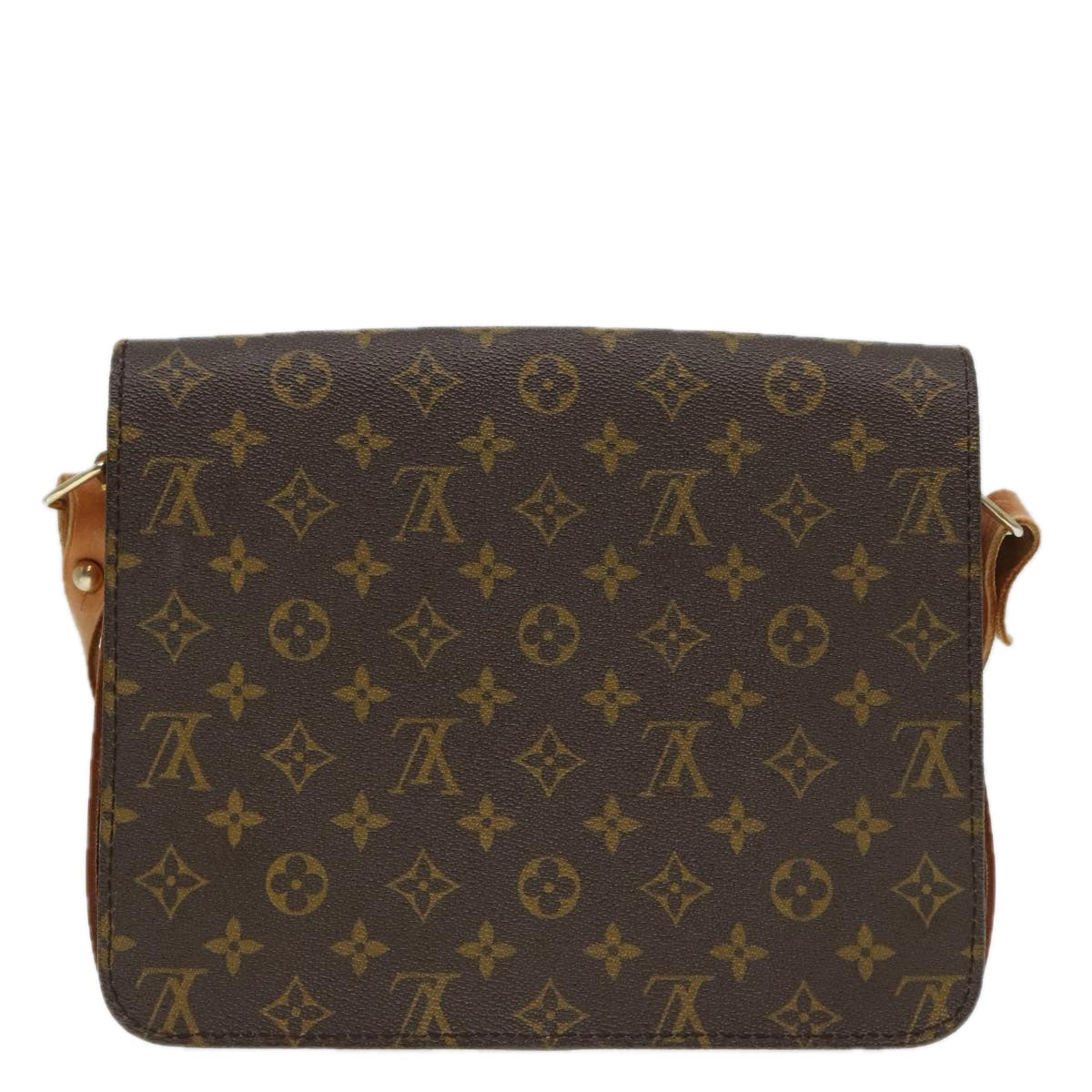 LOUIS VUITTON Monogram Cartouchiere GM Shoulder Bag Vintage M51252 LV 82405