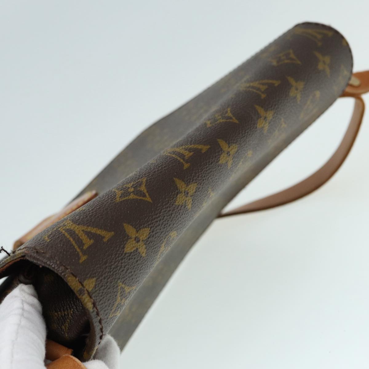 LOUIS VUITTON Monogram Cartouchiere GM Shoulder Bag Vintage M51252 LV 82405