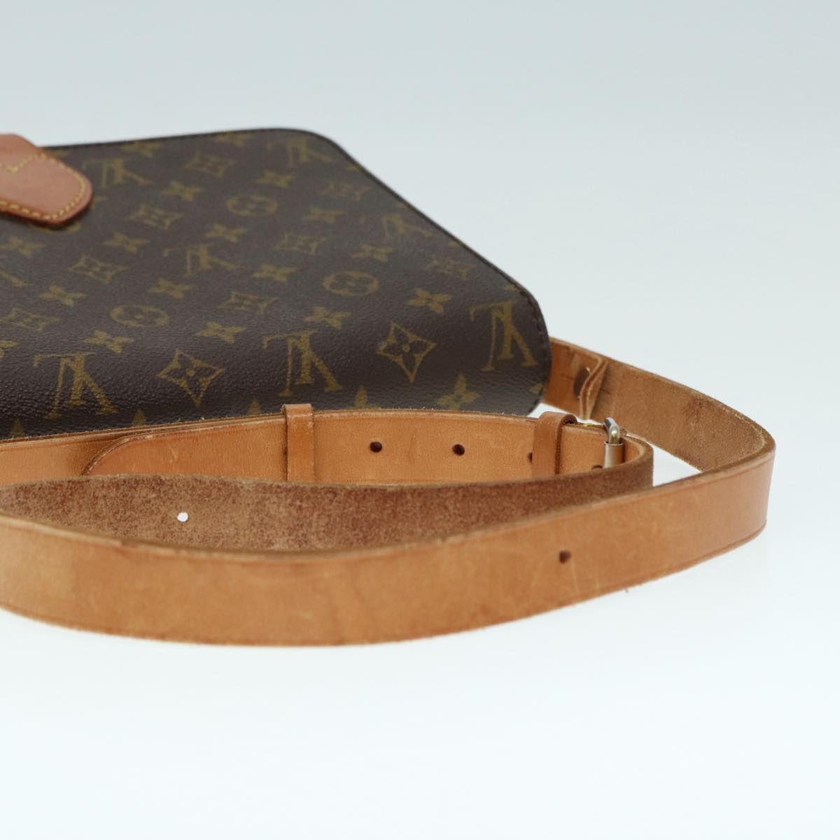 LOUIS VUITTON Monogram Cartouchiere GM Shoulder Bag Vintage M51252 LV 82405