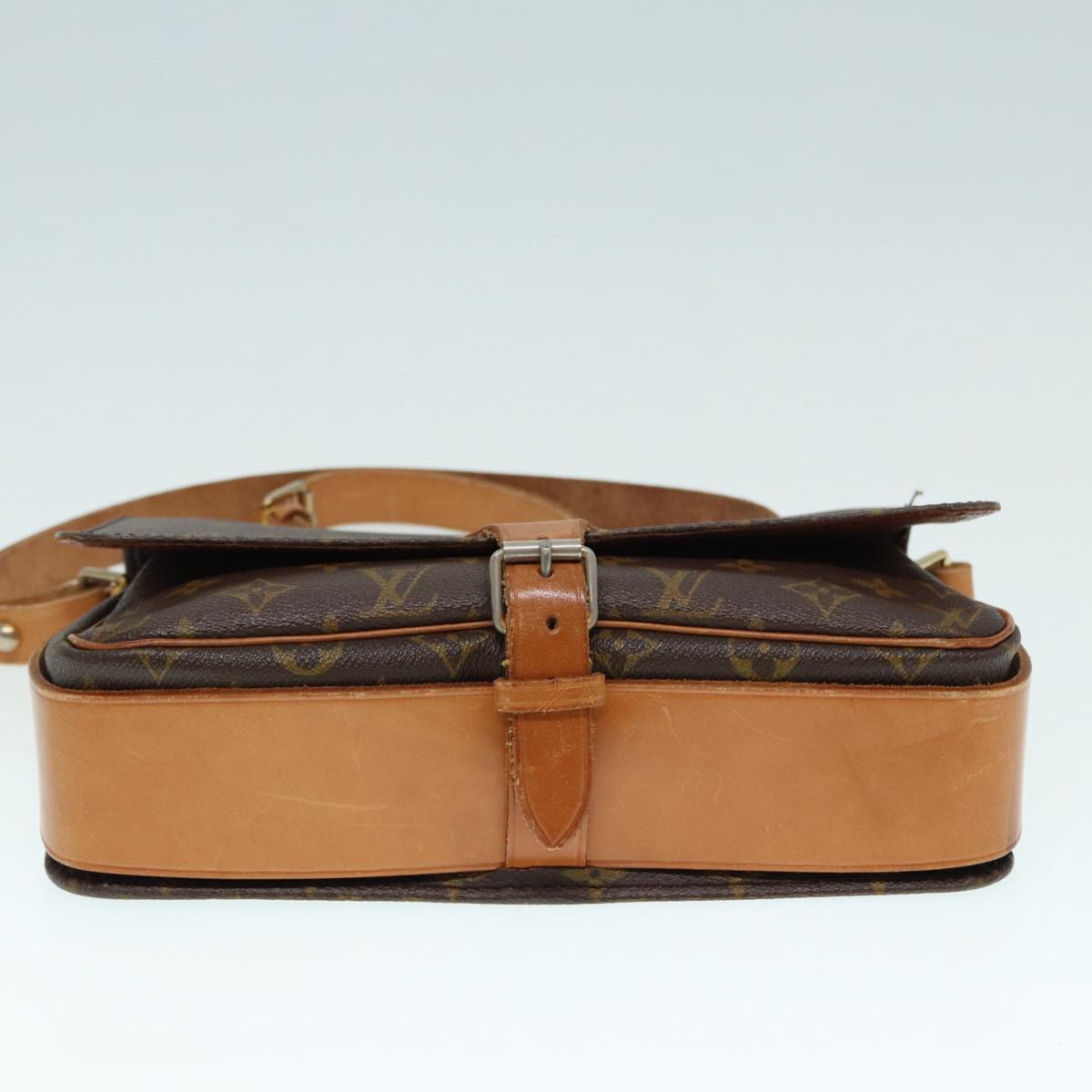 LOUIS VUITTON Monogram Cartouchiere GM Shoulder Bag Vintage M51252 LV 82405