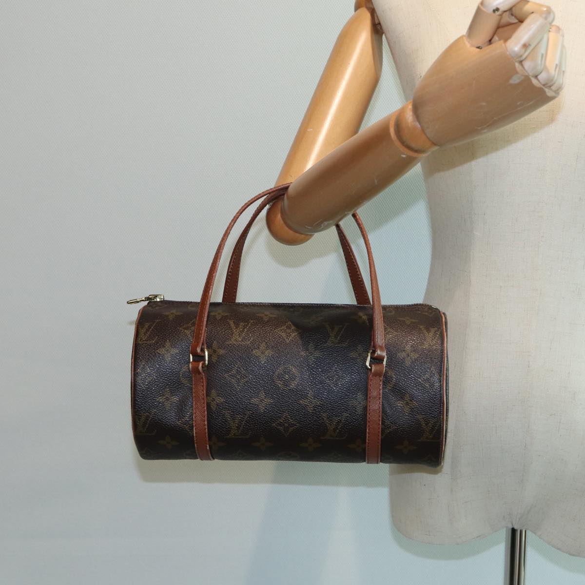 LOUIS VUITTON Monogram Papillon 26 Hand Bag M51386 LV 82406