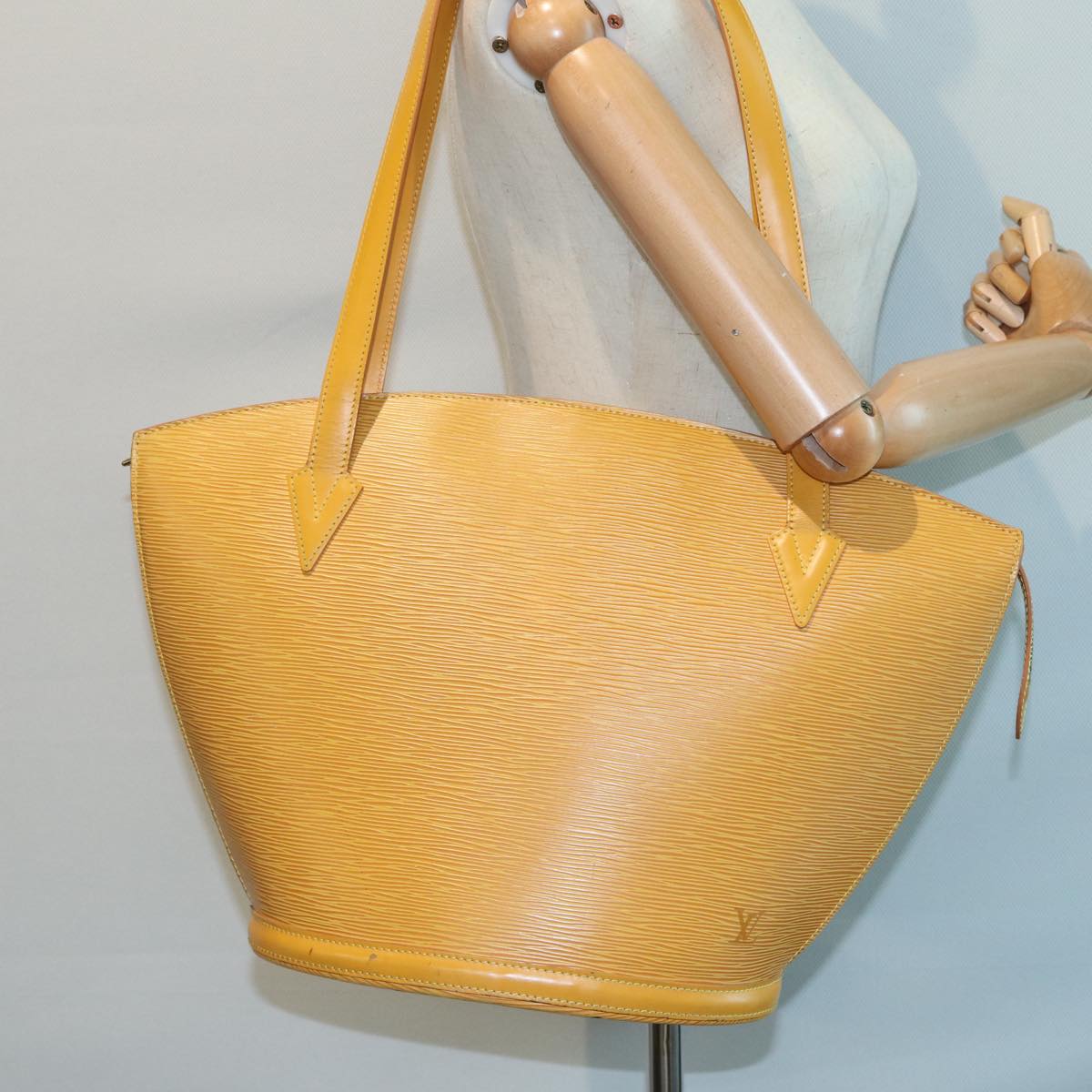 LOUIS VUITTON Epi Saint Jacques Shopping Shoulder Bag Yellow M52279 82423