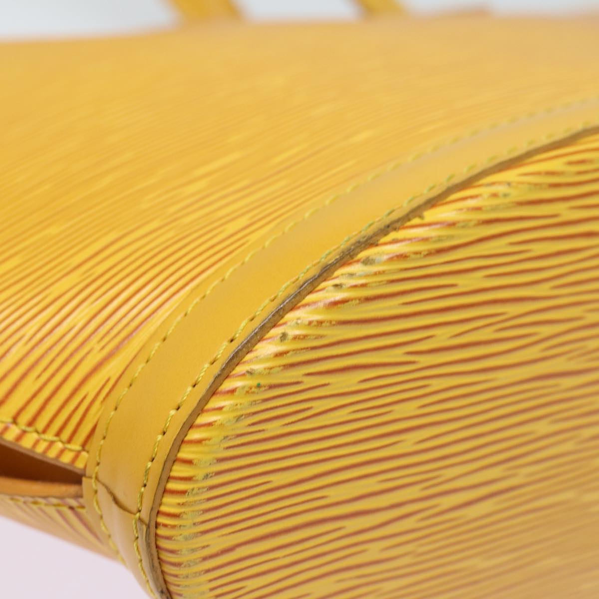 LOUIS VUITTON Epi Saint Jacques Hand Bag Yellow M52279 LV 82426