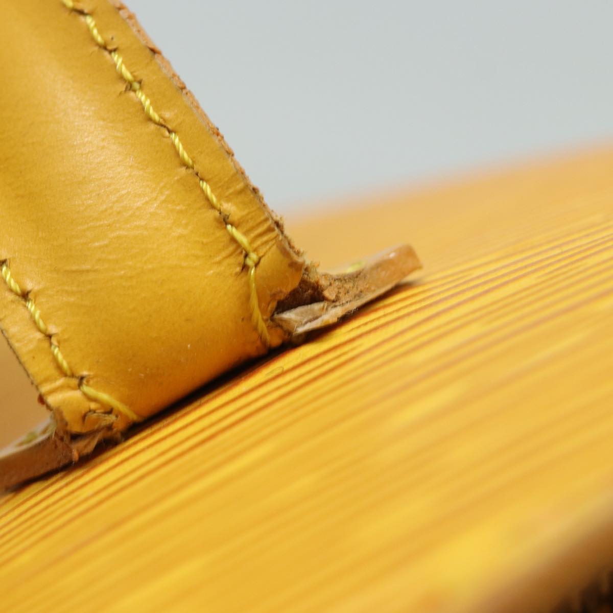 LOUIS VUITTON Epi Saint Jacques Hand Bag Yellow M52279 LV 82426