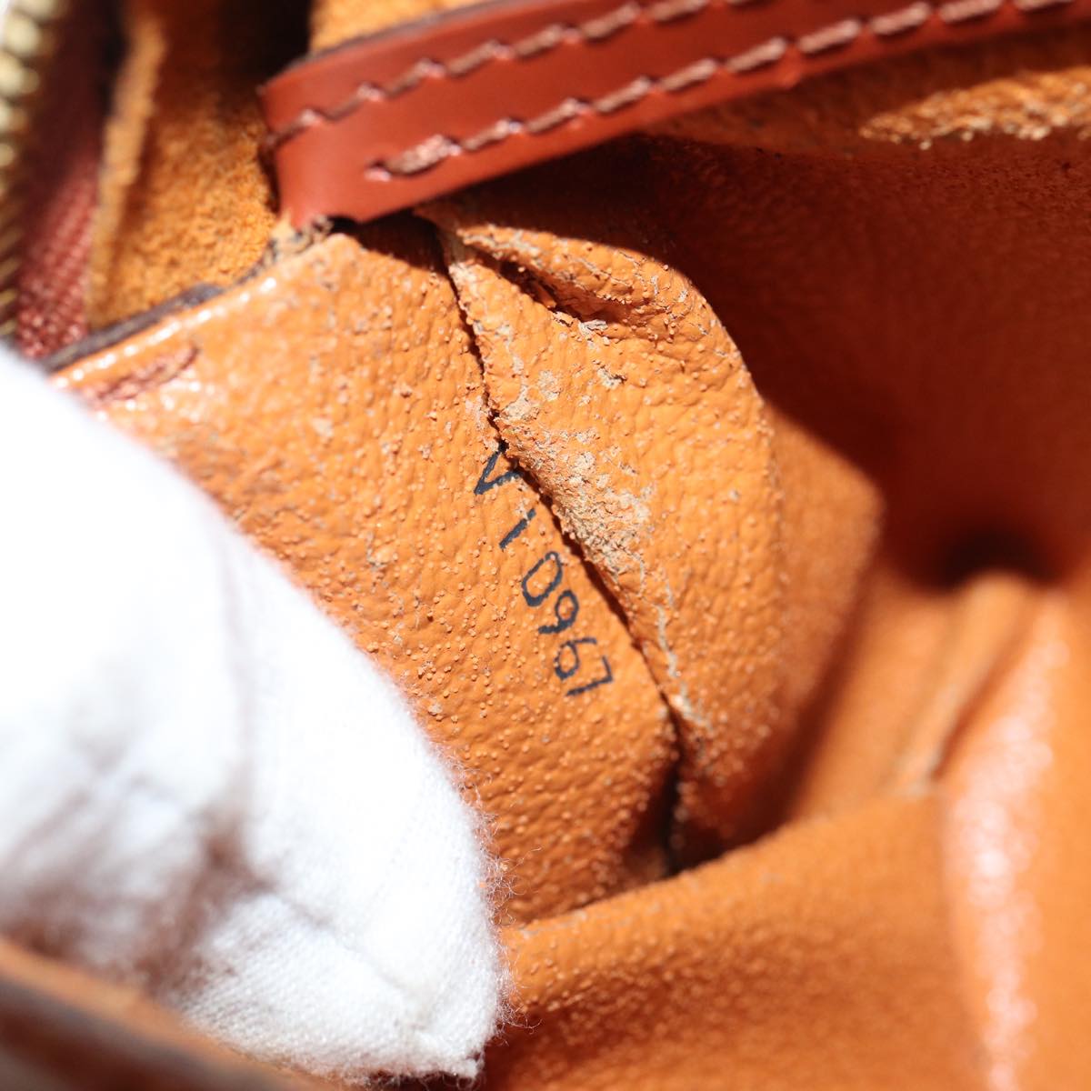 LOUIS VUITTON Epi Mabillon Backpack Brown M52233 LV 82430