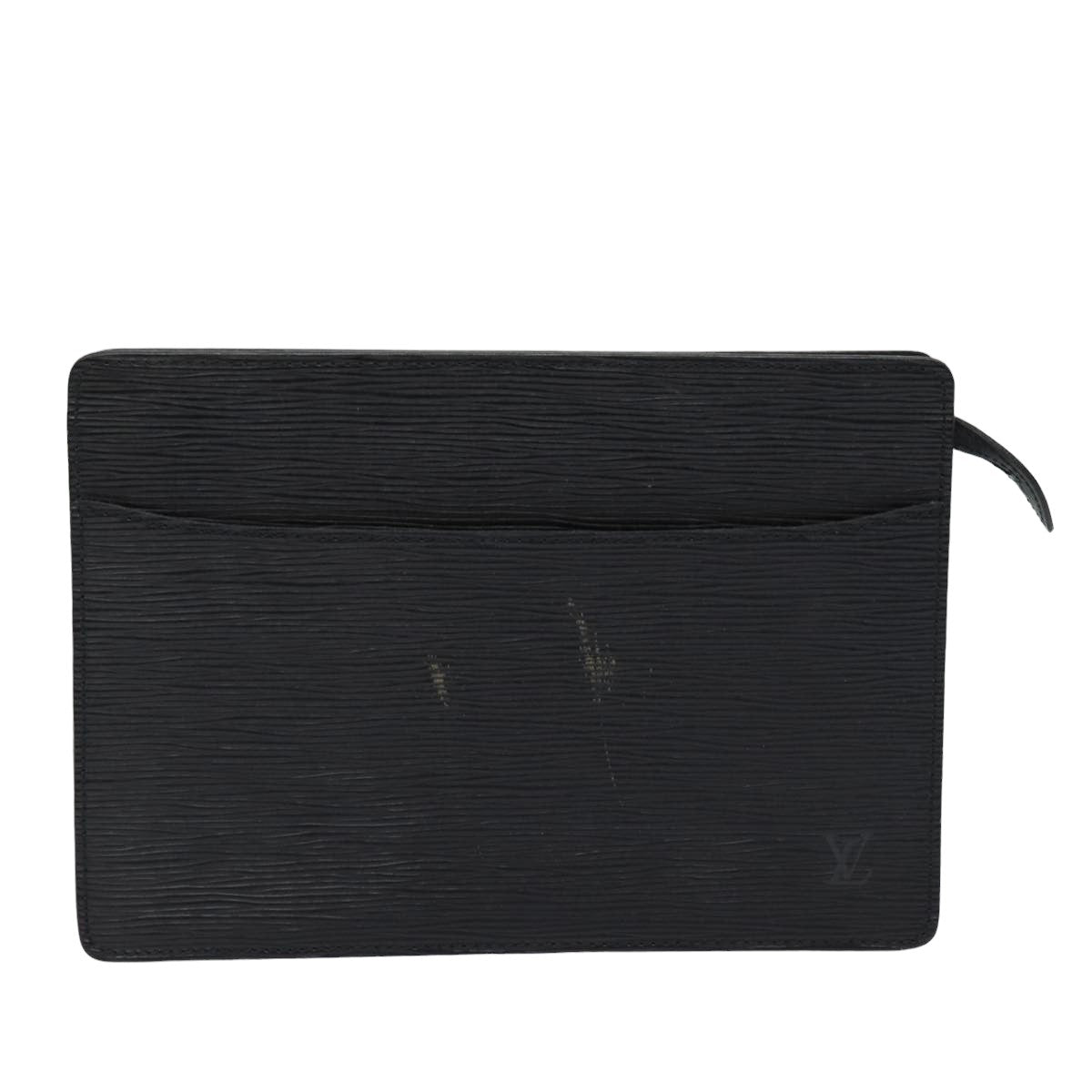 LOUIS VUITTON Epi Pochette Homme Clutch Bag Black Noir M52522 LV 82431