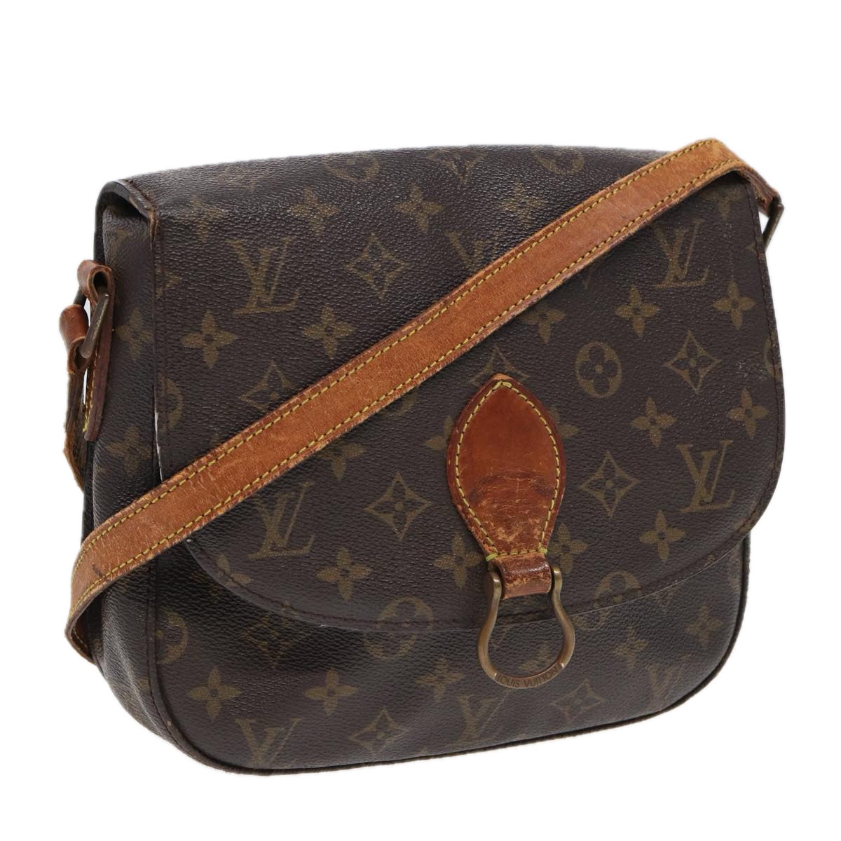 LOUIS VUITTON Monogram Saint Cloud GM Shoulder Bag M51242 LV 82458