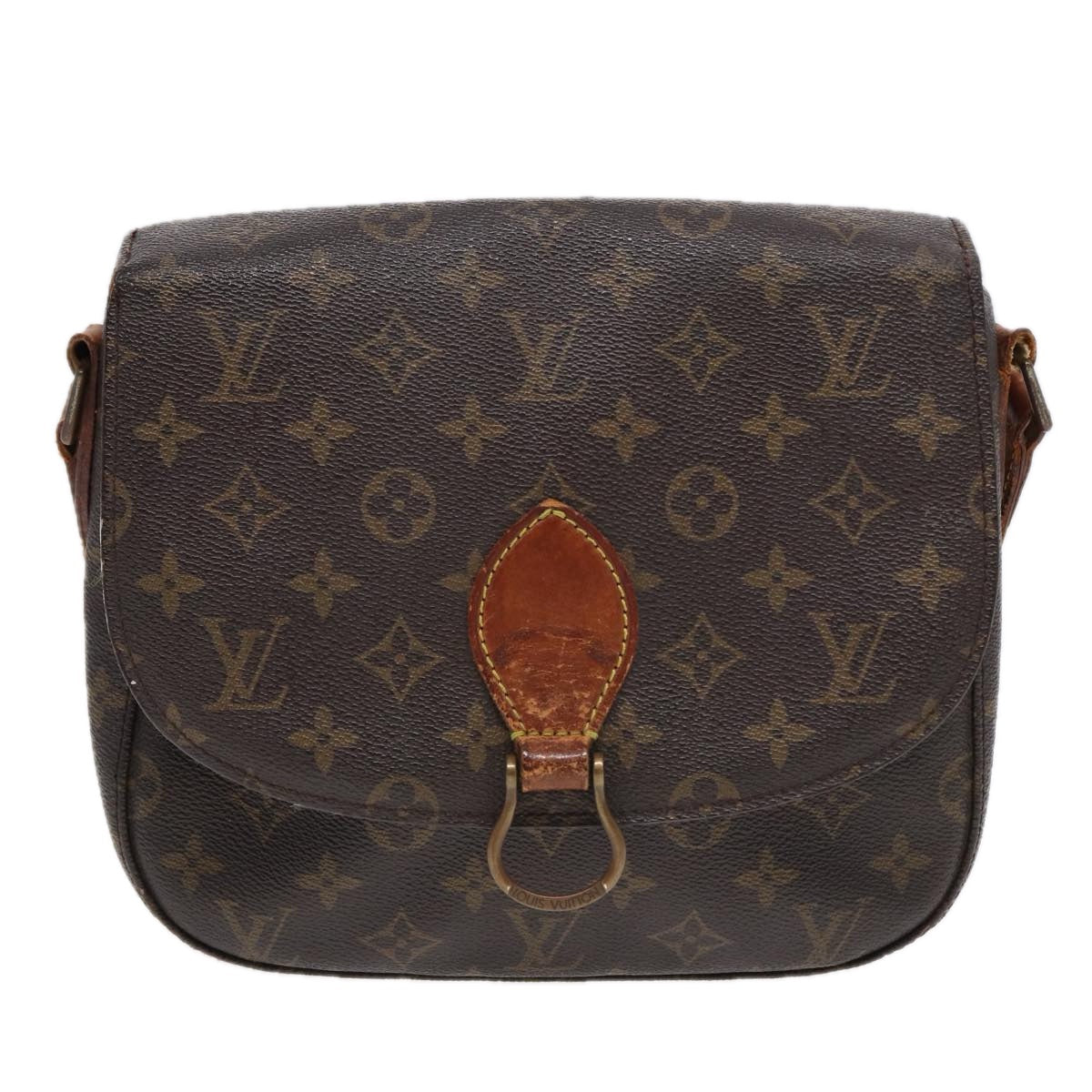 LOUIS VUITTON Monogram Saint Cloud GM Shoulder Bag M51242 LV 82458
