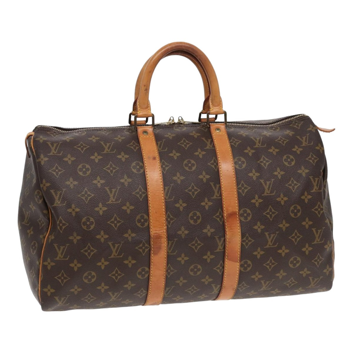 LOUIS VUITTON Monogram Keepall 45 Boston Bag M41428 LV 82463