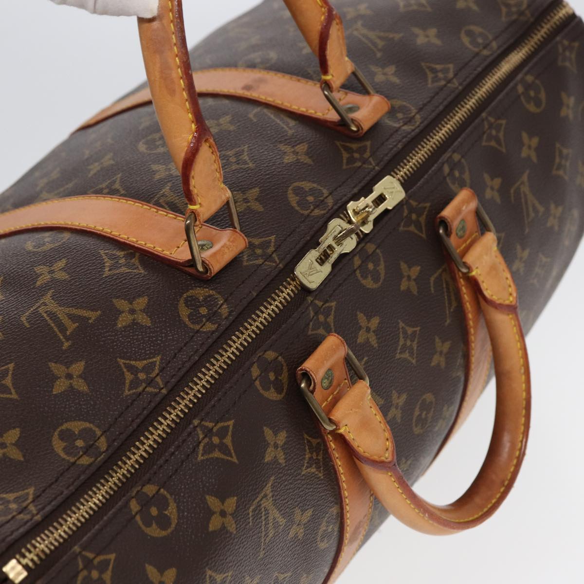 LOUIS VUITTON Monogram Keepall 45 Boston Bag M41428 LV 82463