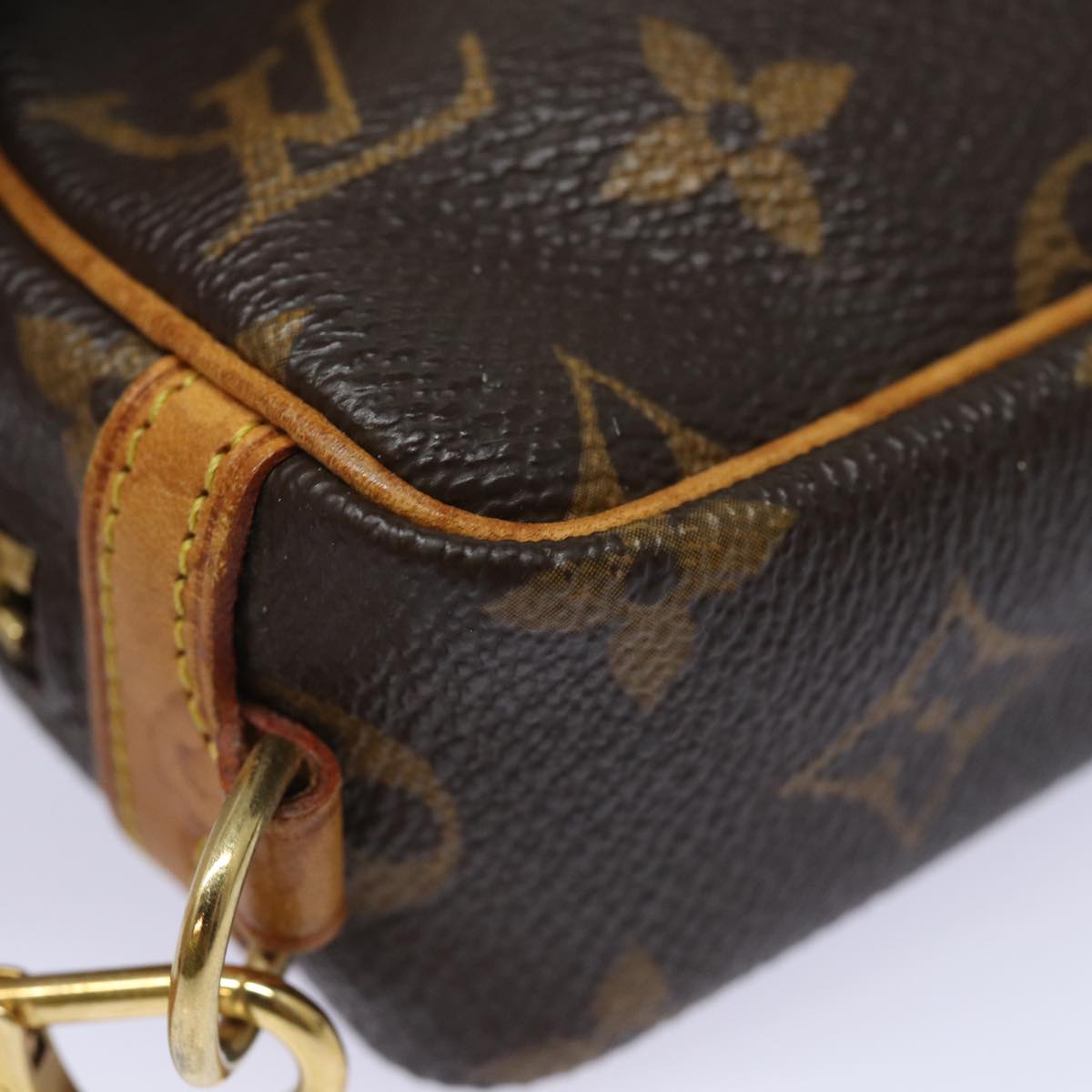 LOUIS VUITTON Monogram Trousse Wapity Pouch M58030 LV 82477