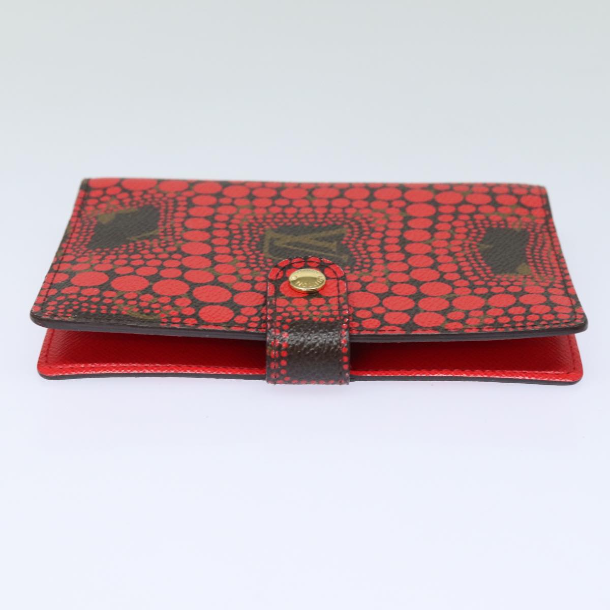 LOUIS VUITTON Yayoi Kusama Agenda PM Day Planner Cover Red R21132 LV 82481