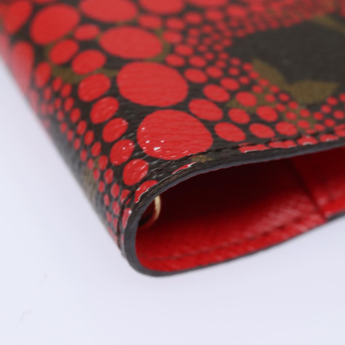 LOUIS VUITTON Yayoi Kusama Agenda PM Day Planner Cover Red R21132 LV 82481