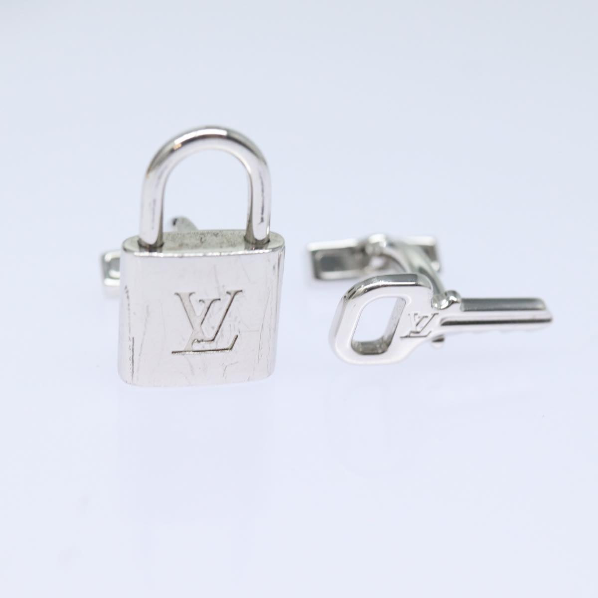 LOUIS VUITTON Damier Ebene Buton De Manchette Cuff Case M64600 LV 82483