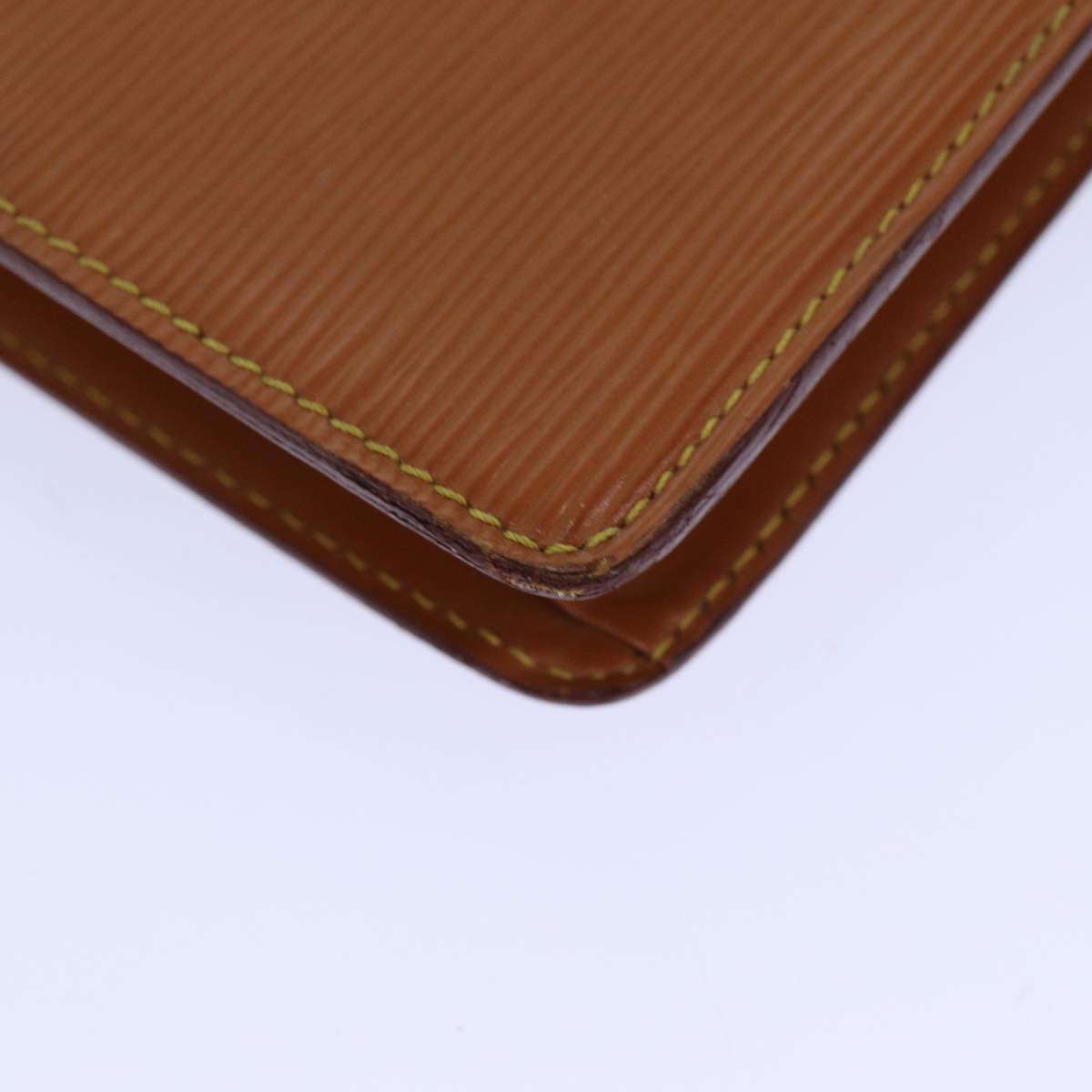 LOUIS VUITTON Epi Pochette Homme Clutch Bag Brown Zipang gold M52528 82491