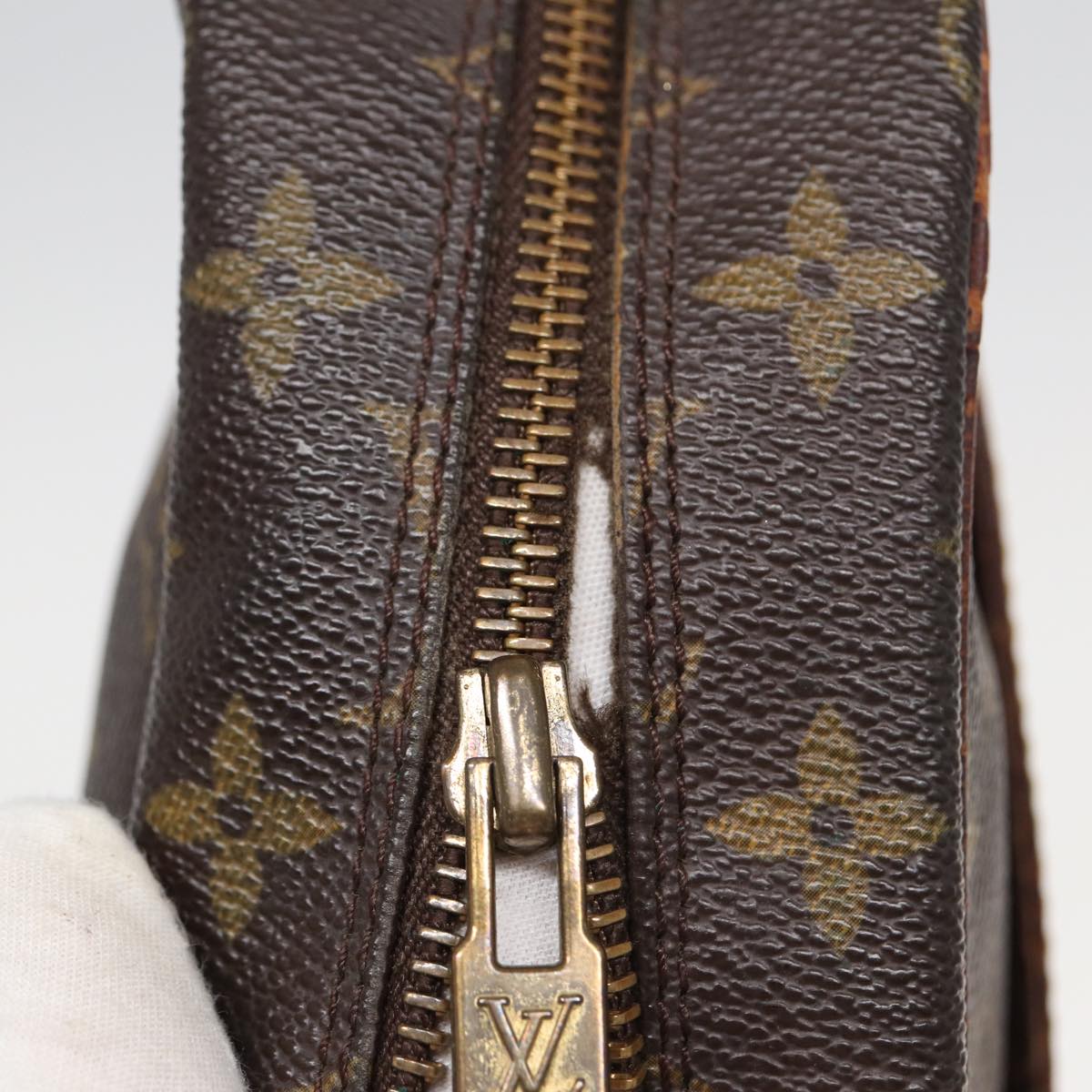 LOUIS VUITTON Monogram Compiegne 28 Clutch Bag M51845 LV 82501