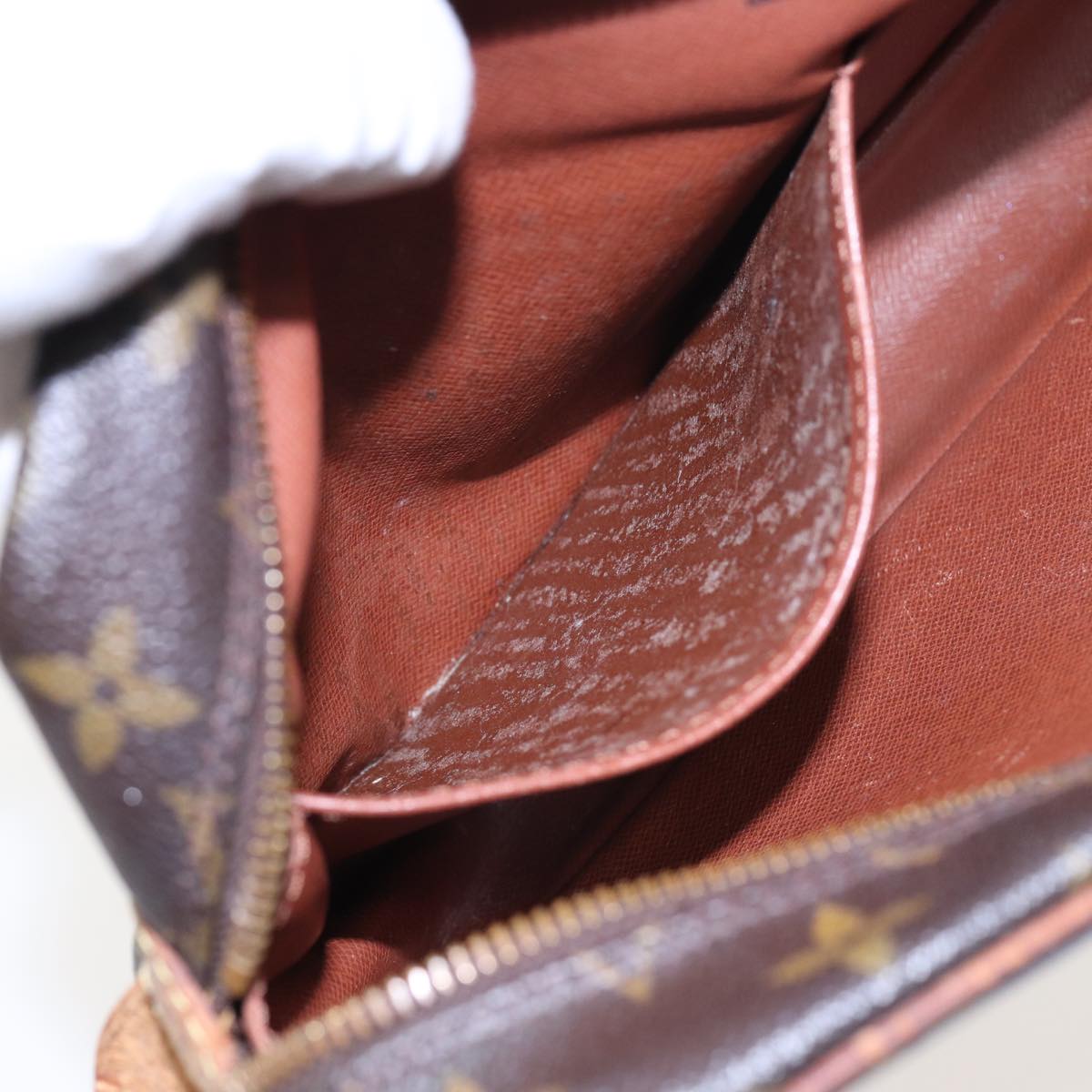 LOUIS VUITTON Monogram Compiegne 28 Clutch Bag M51845 LV 82501