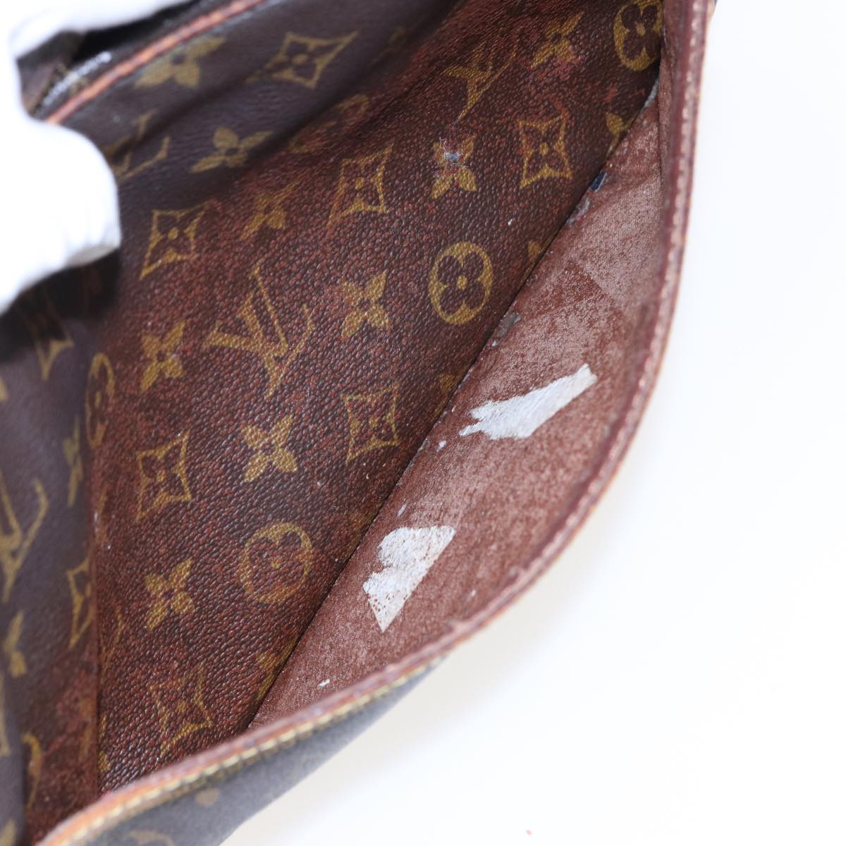 LOUIS VUITTON Monogram Compiegne 28 Clutch Bag M51845 LV 82501