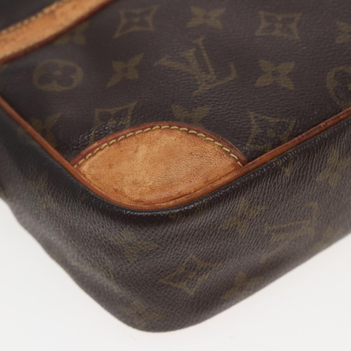 LOUIS VUITTON Monogram Compiegne 28 Clutch Bag M51845 LV 82505