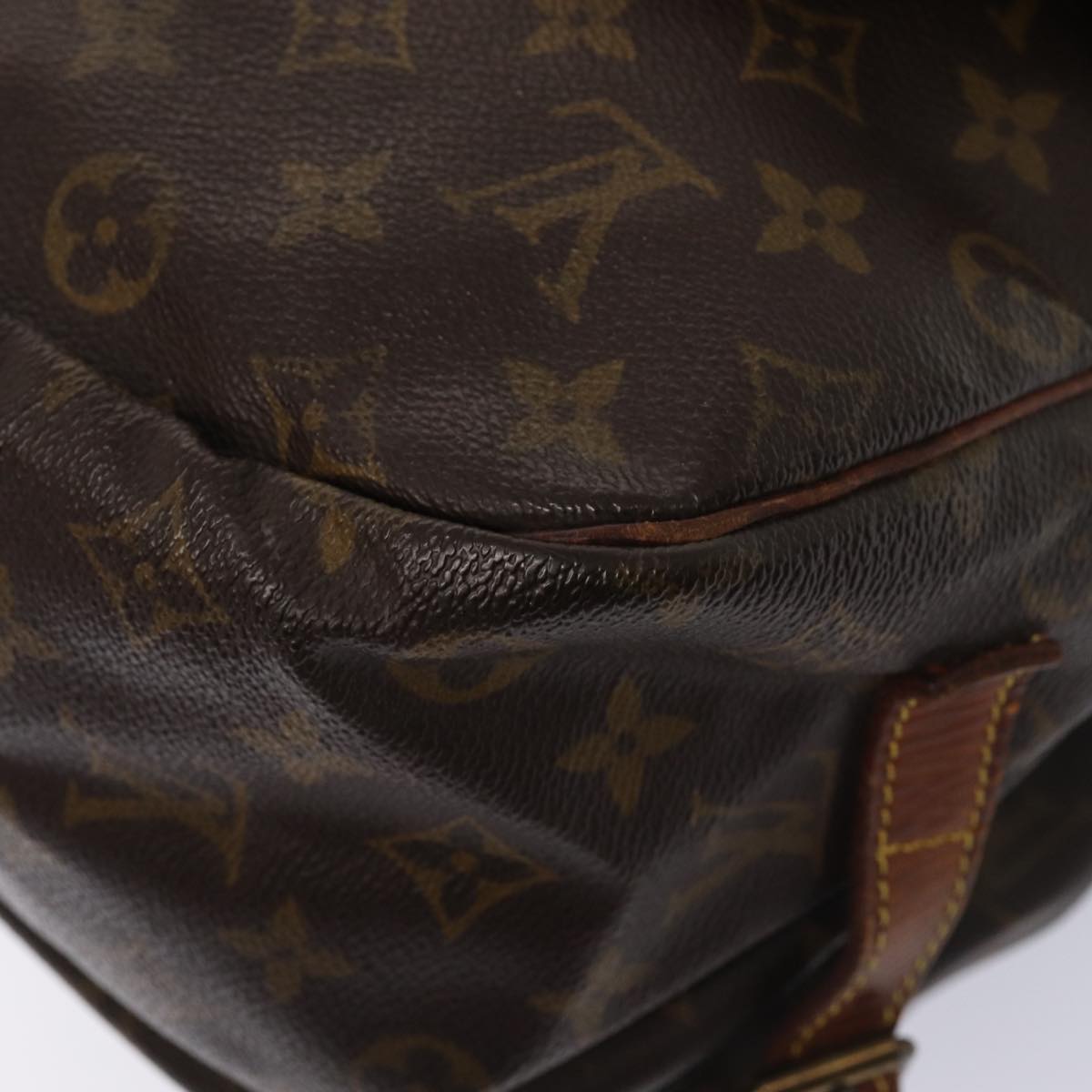 LOUIS VUITTON Monogram Saumur 35 Shoulder Bag M42254 LV 82537