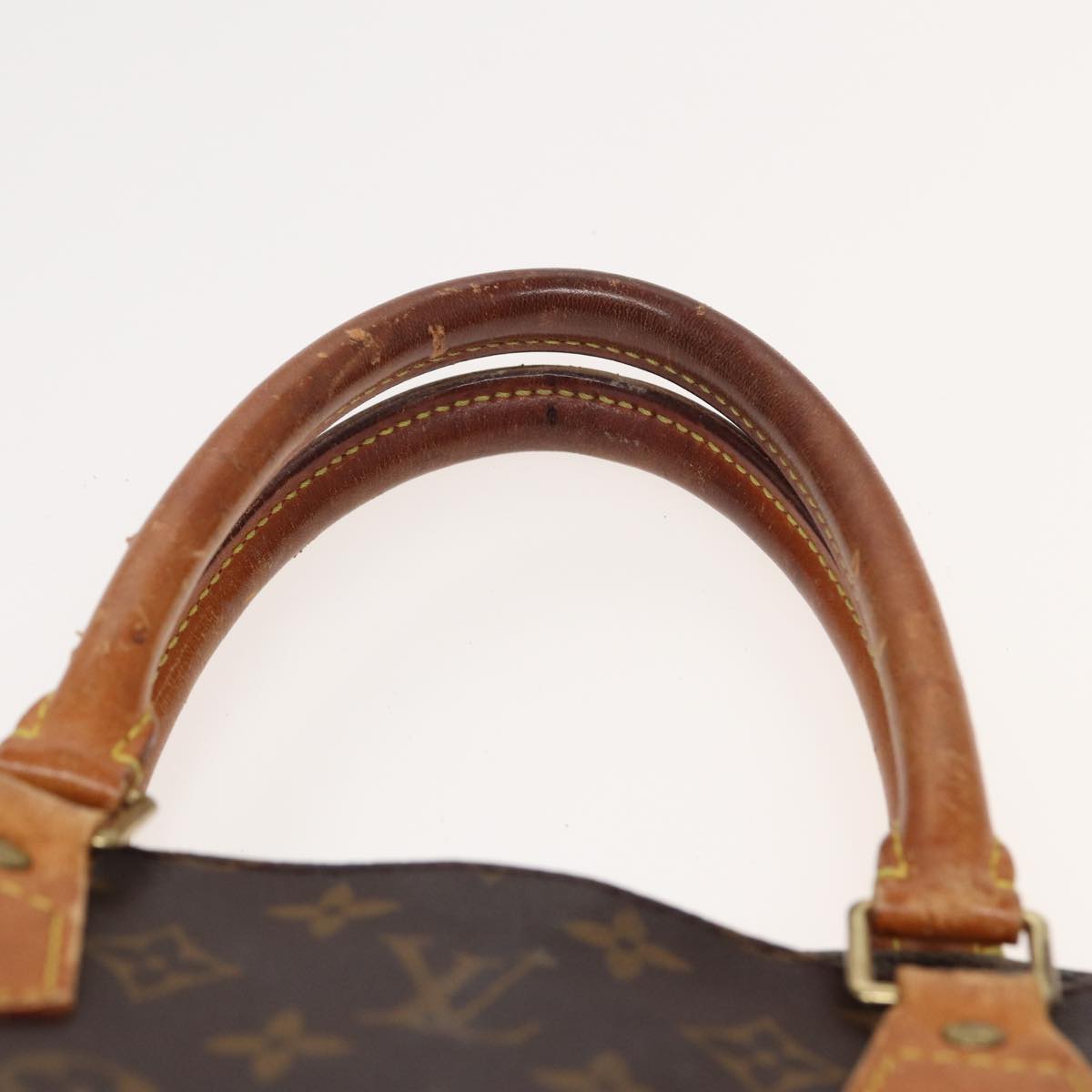 LOUIS VUITTON Monogram Sac Plat Hand Bag M51140 LV 82544