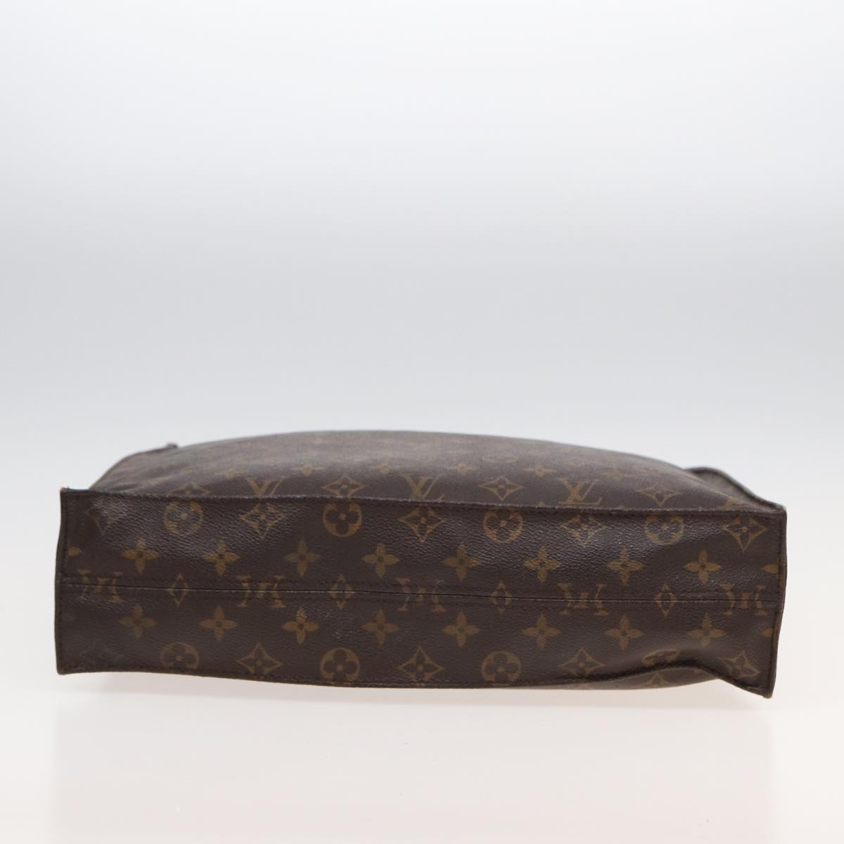 LOUIS VUITTON Monogram Sac Plat Hand Bag M51140 LV 82544