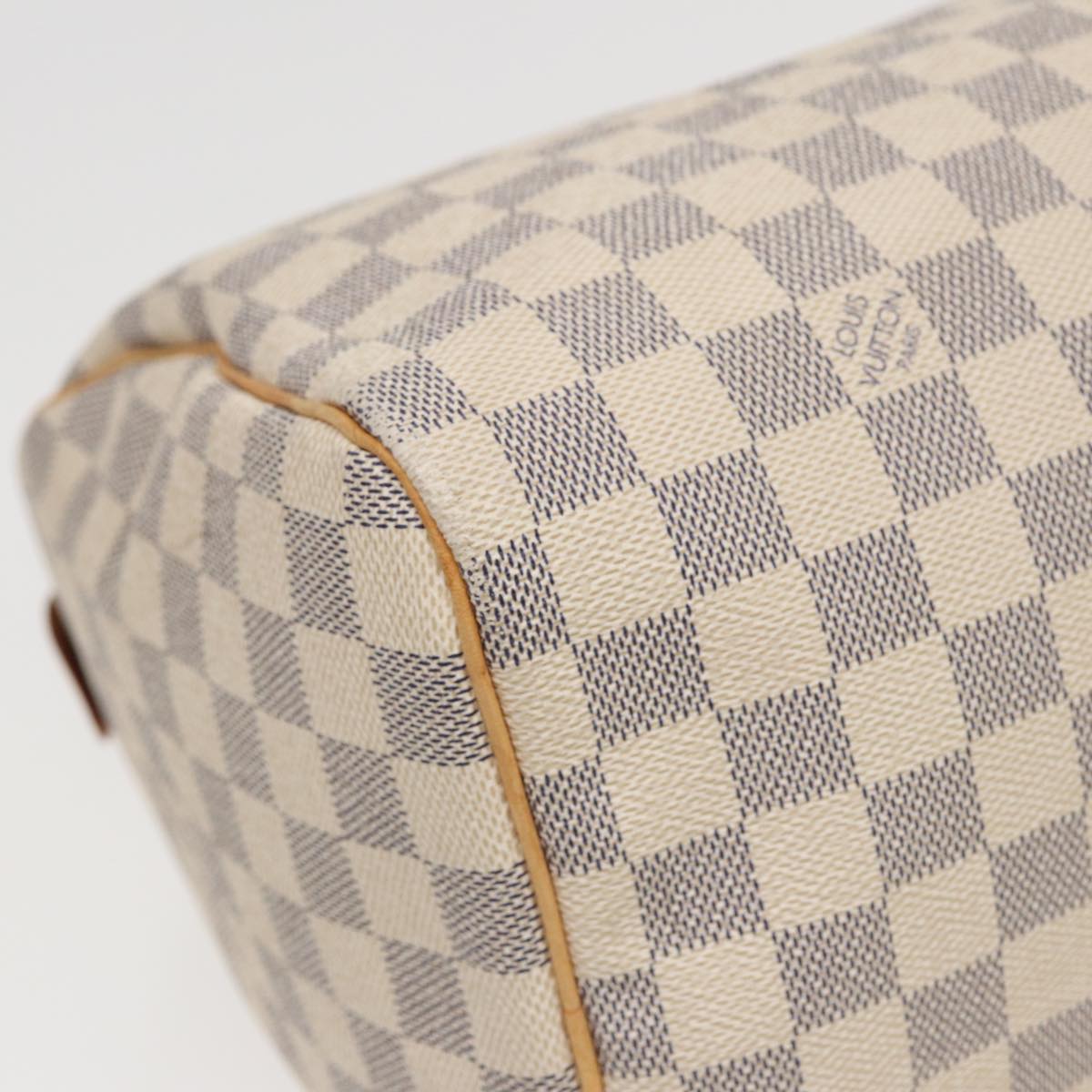 LOUIS VUITTON Damier Azur Speedy 30 Hand Bag N41533 LV 82547