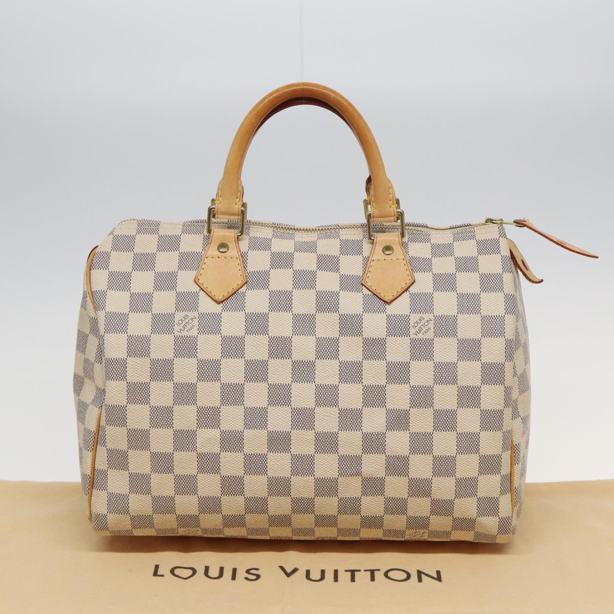 LOUIS VUITTON Damier Azur Speedy 30 Hand Bag N41533 LV 82547