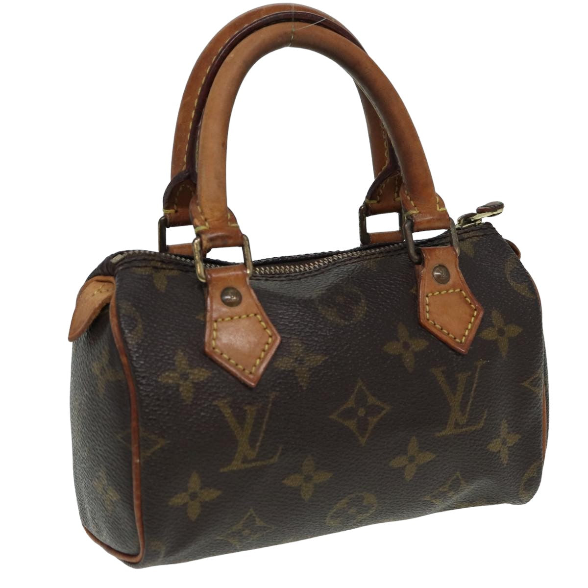 LOUIS VUITTON Monogram Mini Speedy Hand Bag M41534 LV 82590
