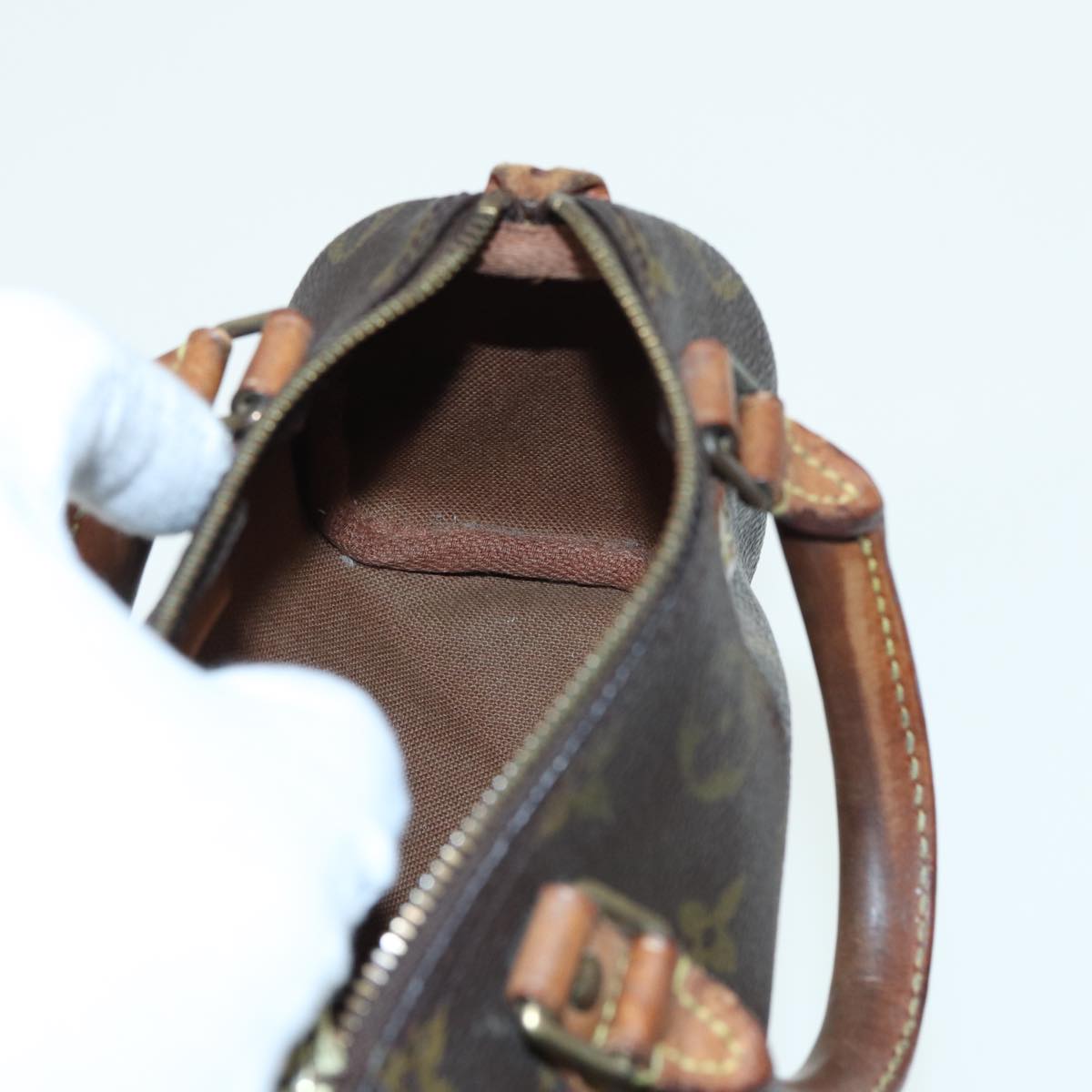 LOUIS VUITTON Monogram Mini Speedy Hand Bag M41534 LV 82590