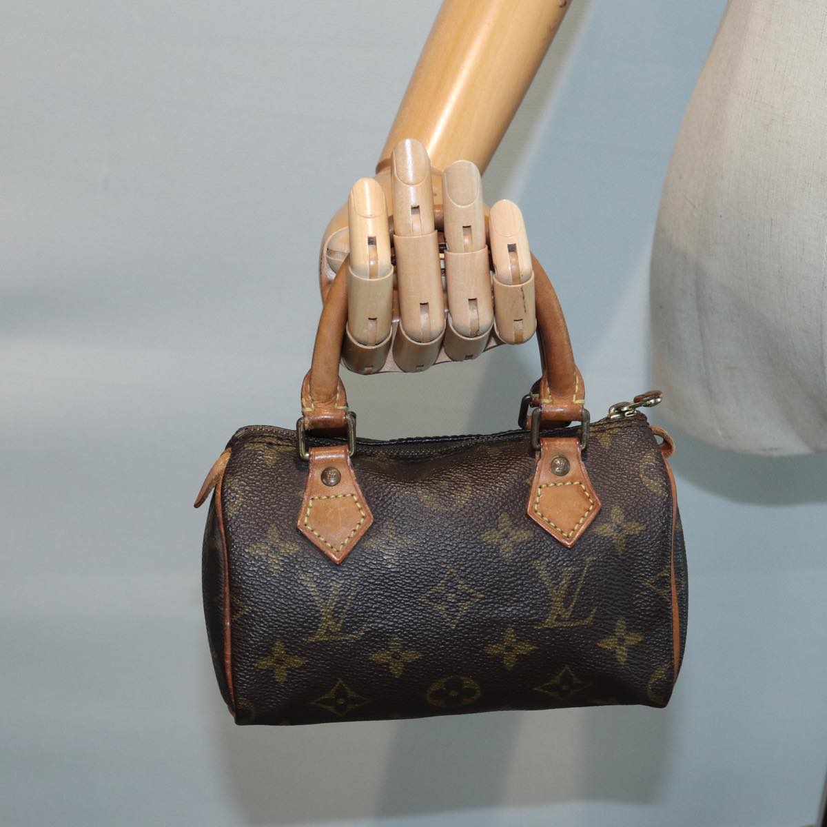 LOUIS VUITTON Monogram Mini Speedy Hand Bag M41534 LV 82590