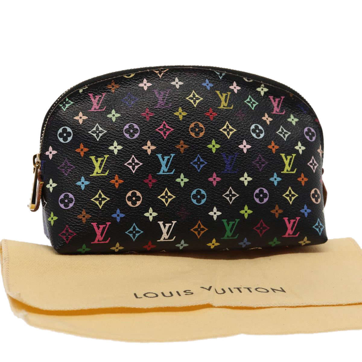 LOUIS VUITTON Monogram Multicolor Pochette Cosmetic Pouch M47355 LV 82594