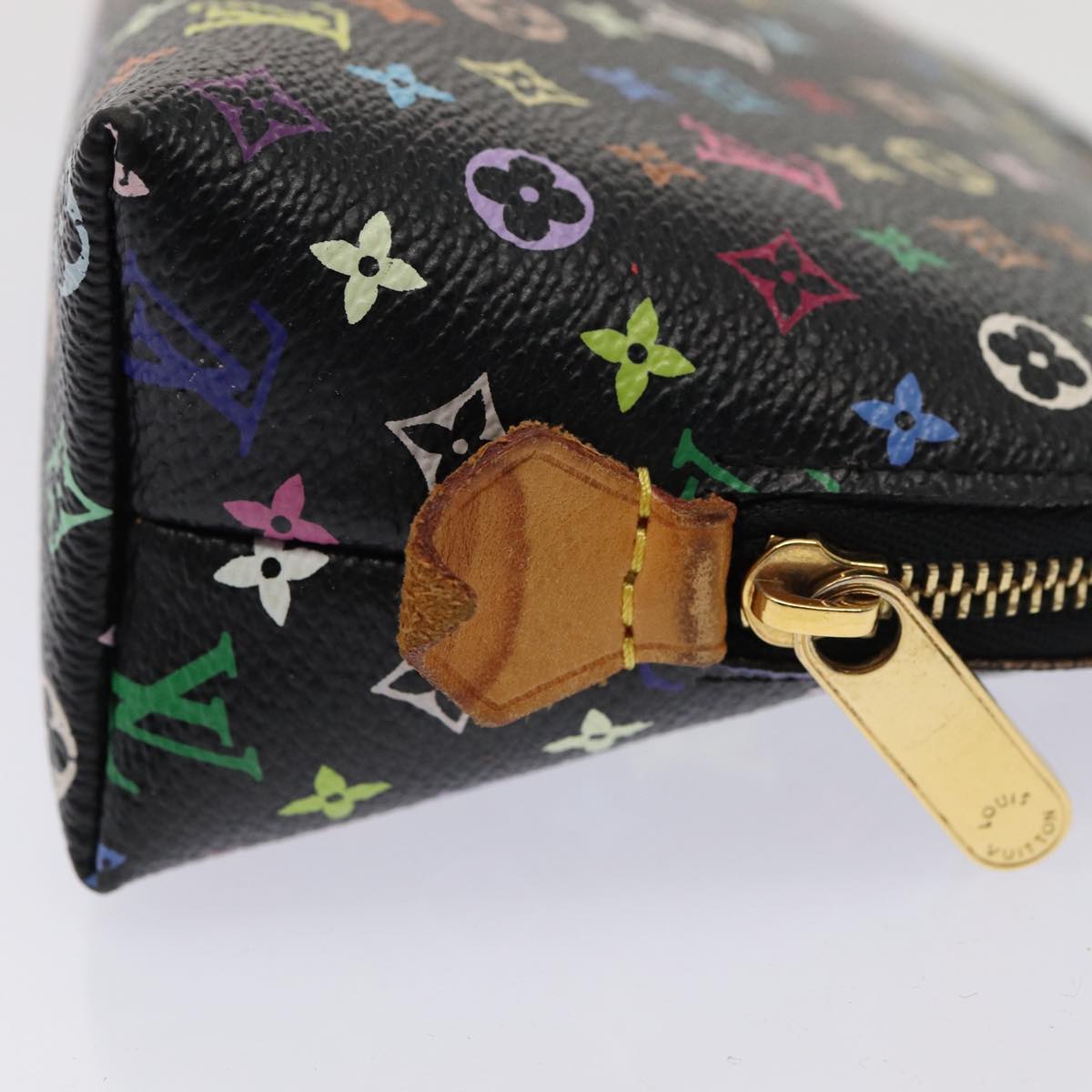 LOUIS VUITTON Monogram Multicolor Pochette Cosmetic Pouch M47355 LV 82594