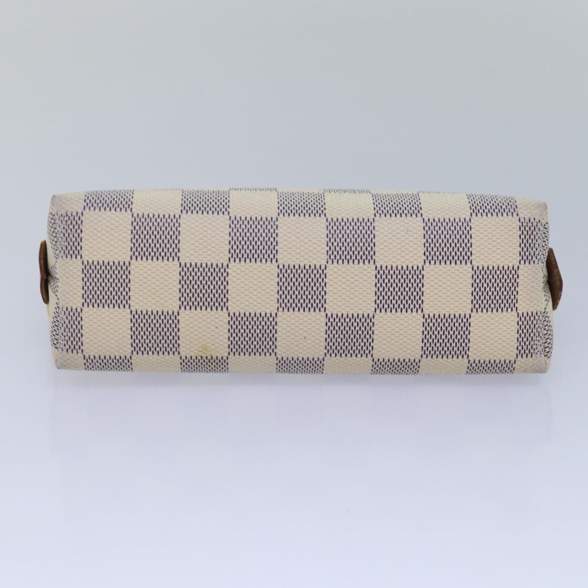 LOUIS VUITTON Damier Azur Pochette Cosmetic PM Pouch N60024 LV 82598