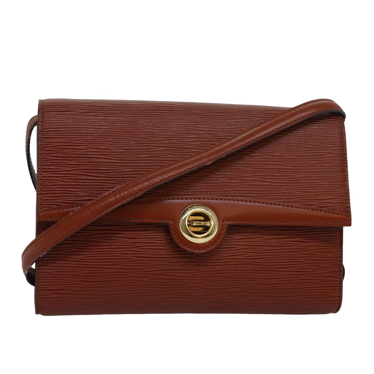 LOUIS VUITTON Epi Arsch Shoulder Bag 2Way Brown M52573 LV 82606