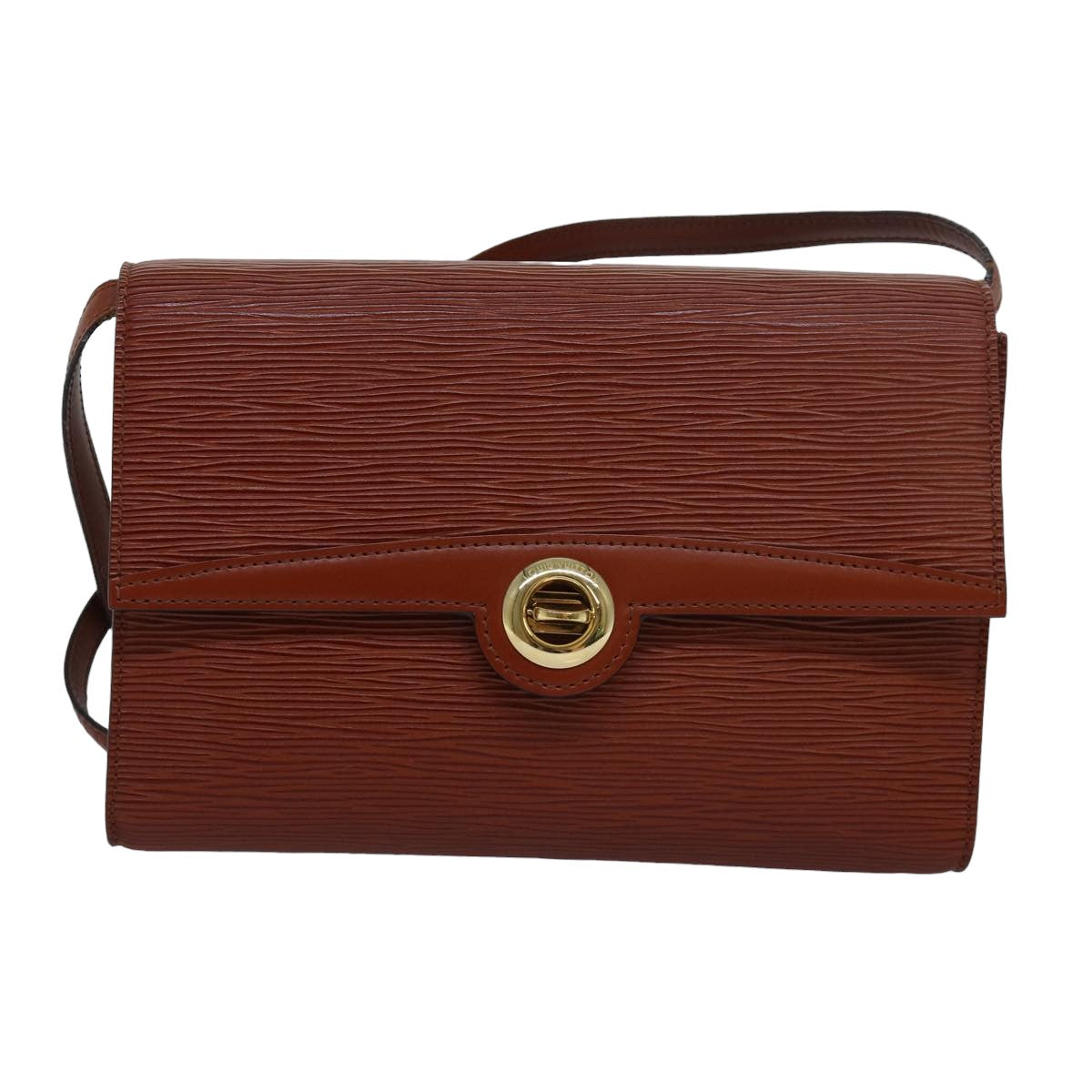 LOUIS VUITTON Epi Arsch Shoulder Bag 2Way Brown M52573 LV 82606