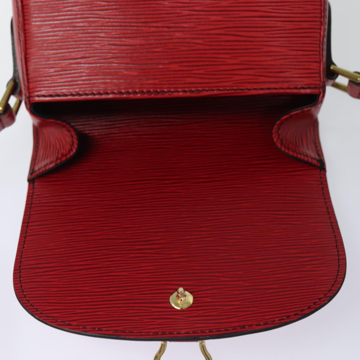 LOUIS VUITTON Epi Saint Cloud PM Shoulder Bag Red M52217 LV 82607